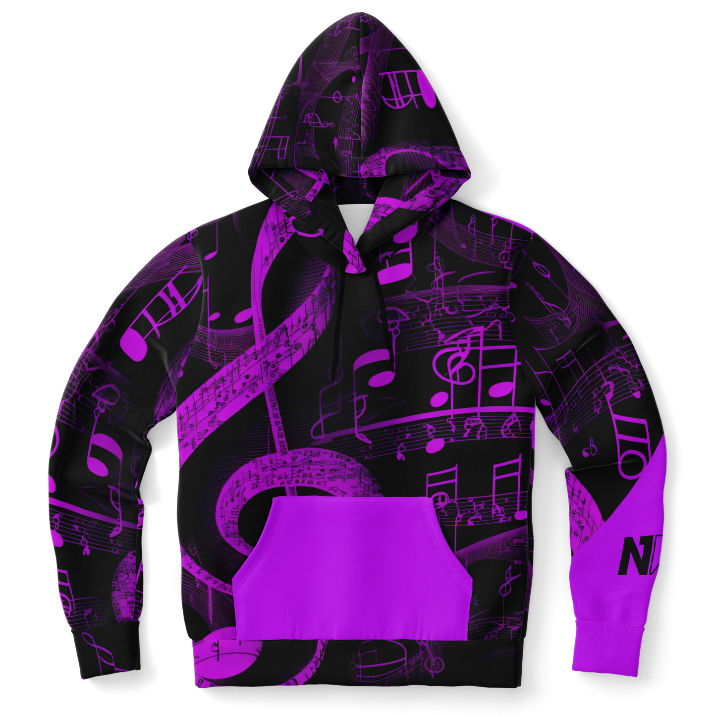 Athletic Hoodie - AOP 006 Purple