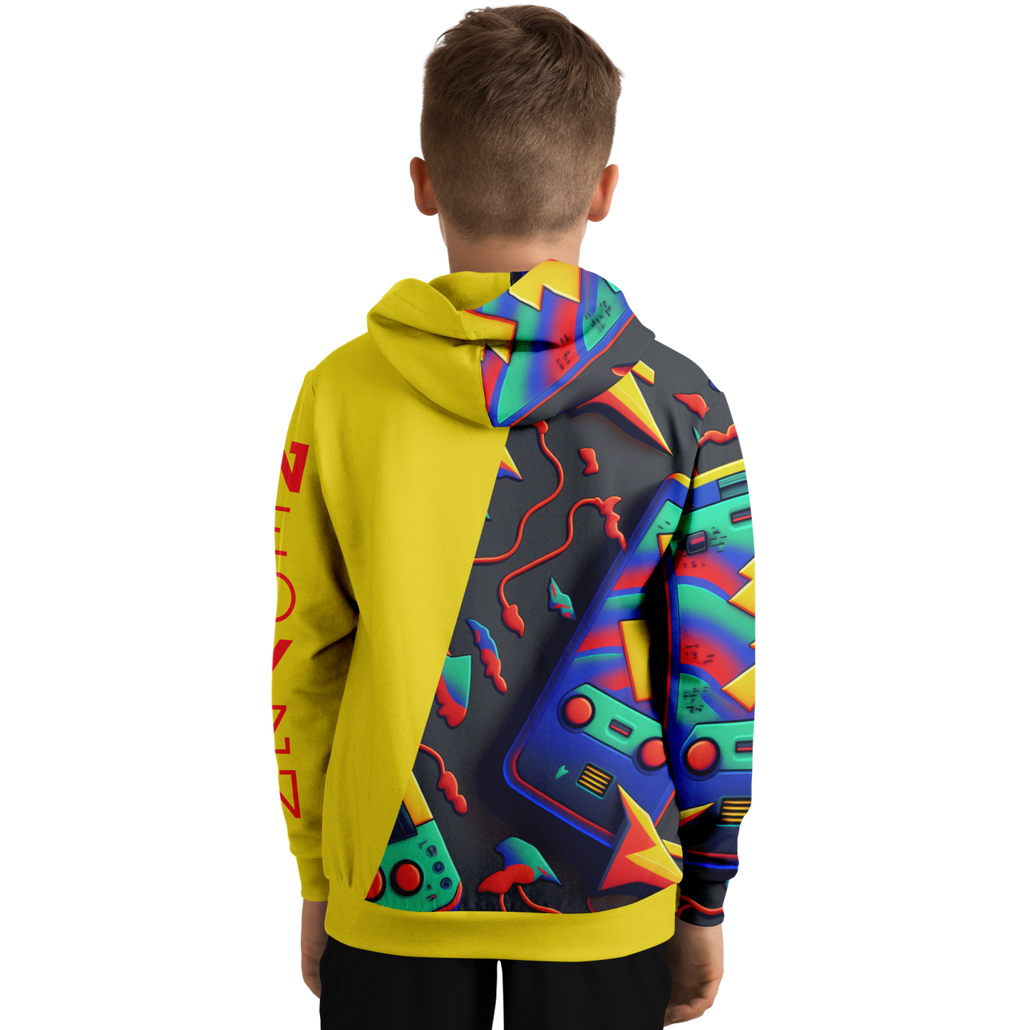 Athletic Kids Hoodie - AOP 010
