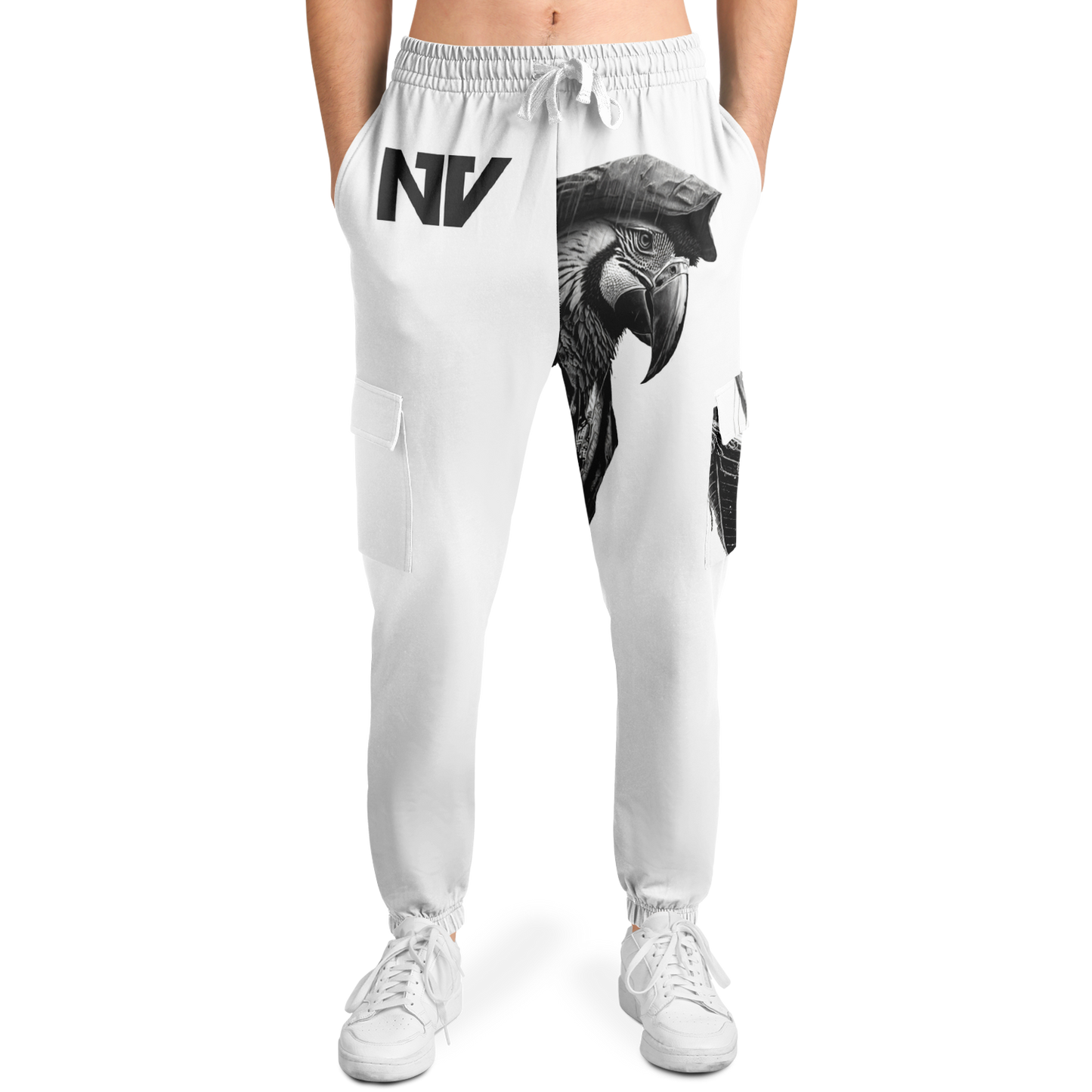 Athletic Cargo Sweatpants - AOP 009