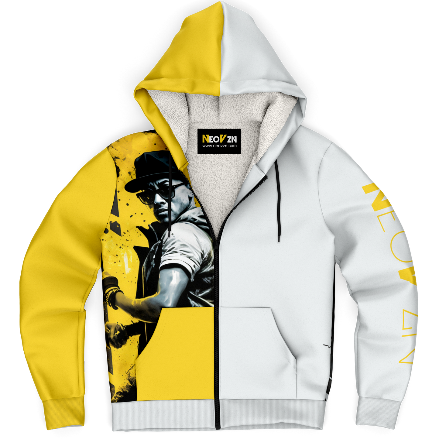 Microfleece Ziphoodie - AOP 005