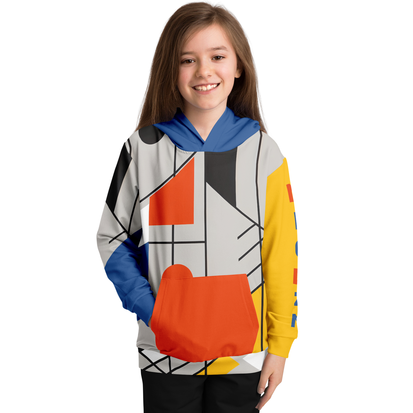 Athletic Kids Hoodie - AOP 002