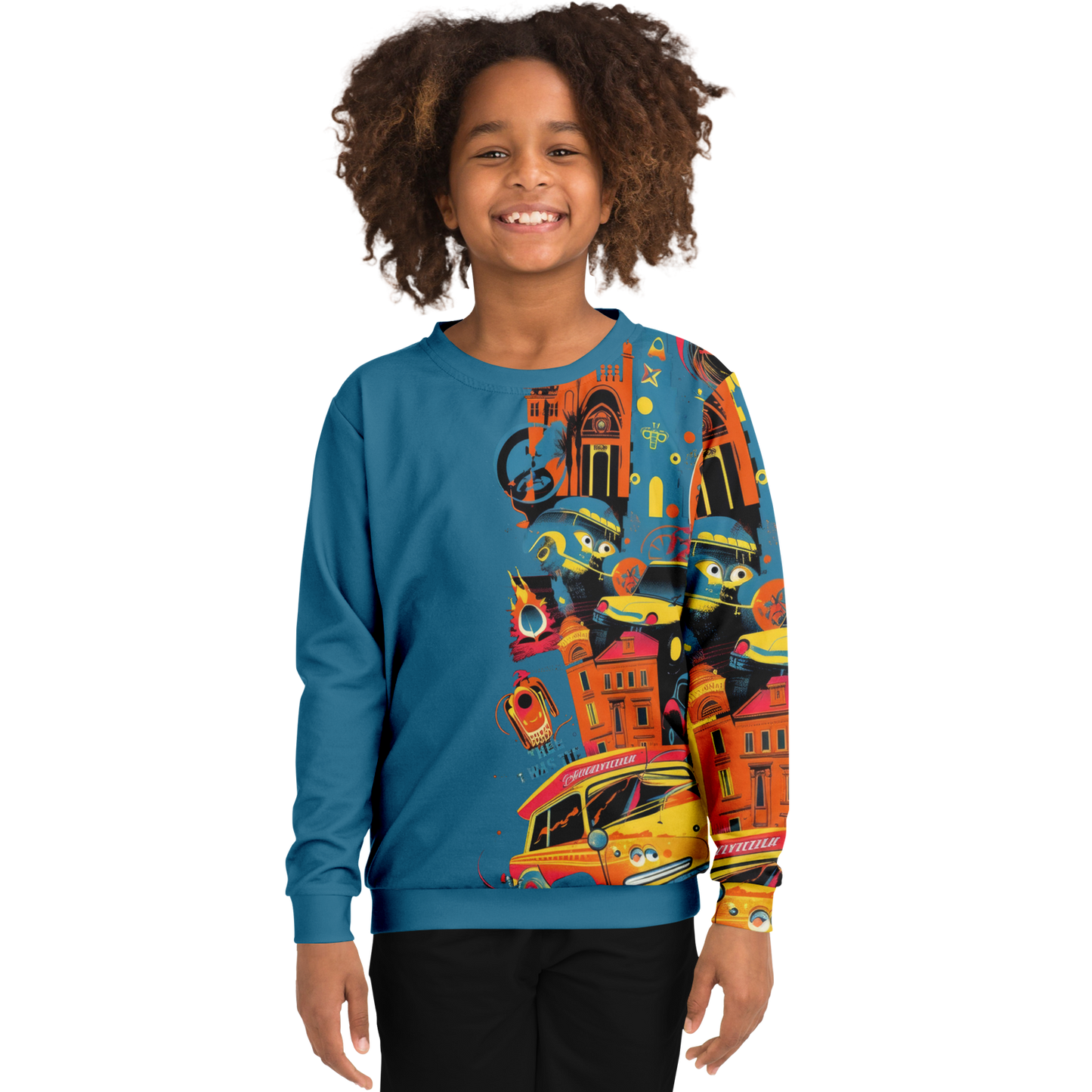 Athletic Kids/Youth Sweatshirt – AOP 004