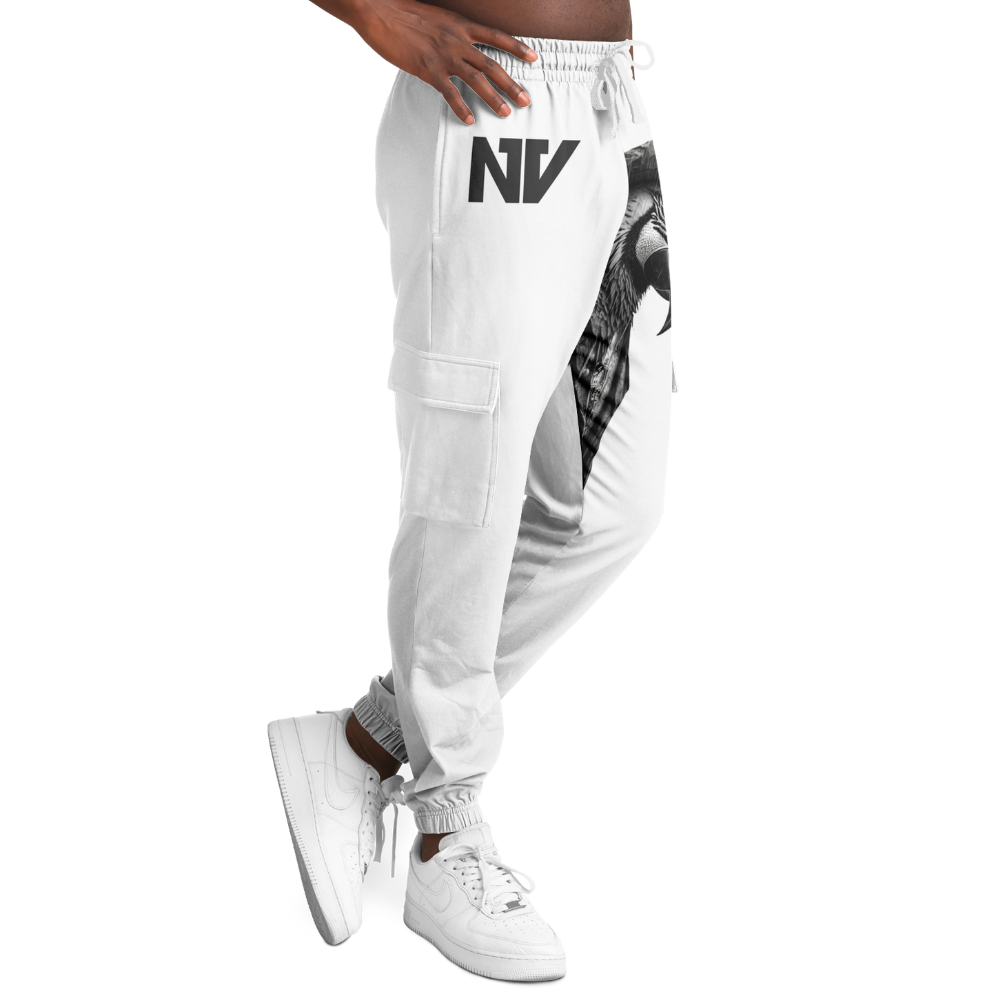 Athletic Cargo Sweatpants - AOP 009