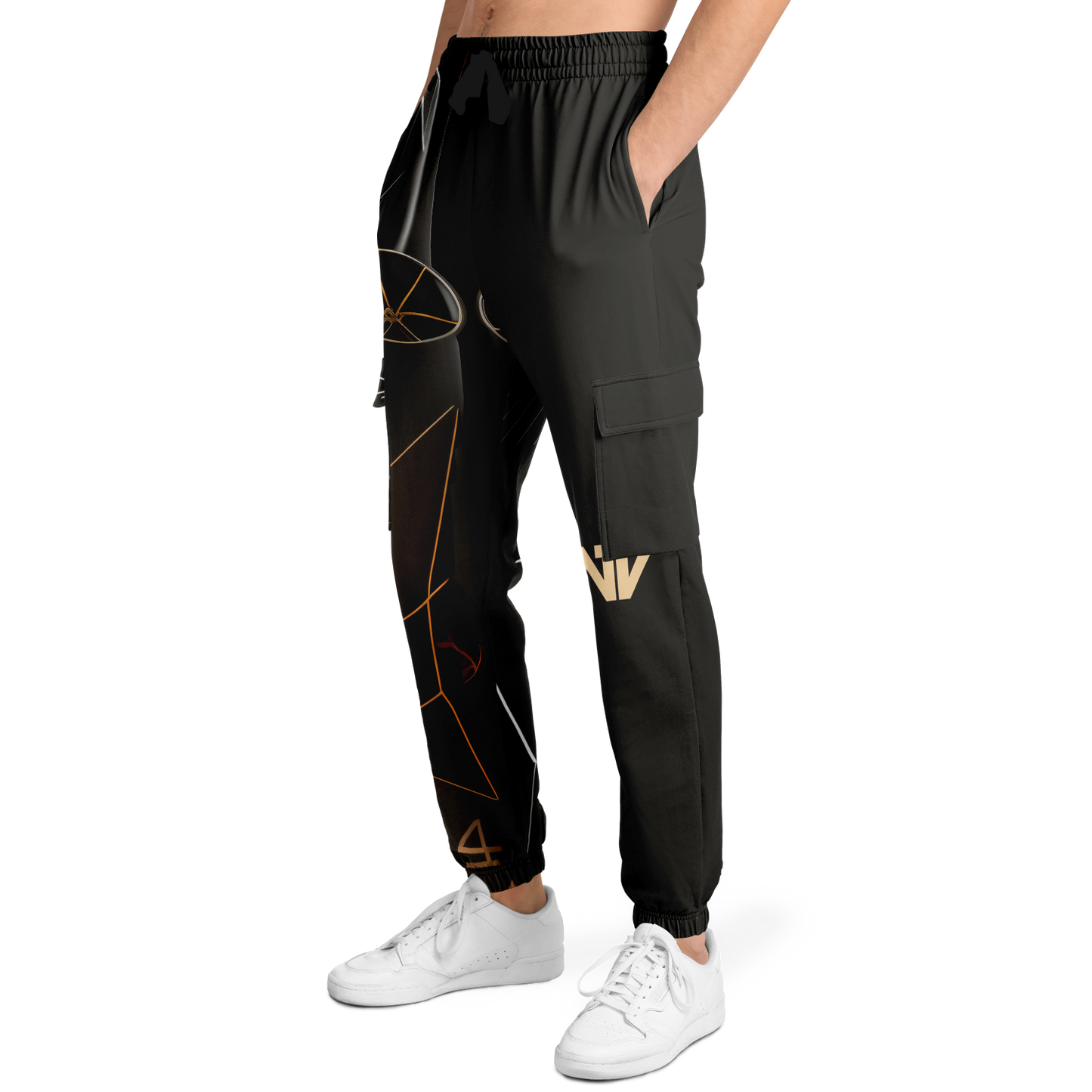 Athletic Cargo Sweatpants - AOP 001