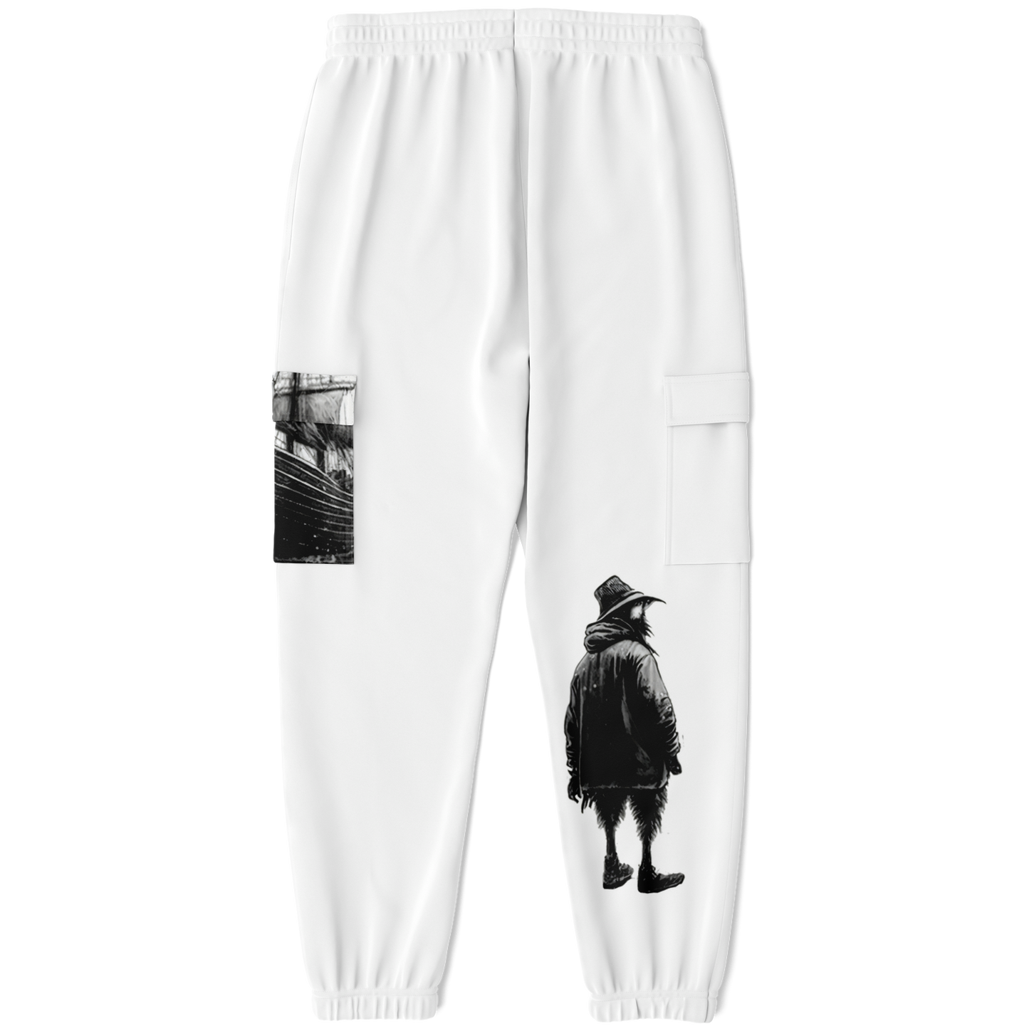 Athletic Cargo Sweatpants - AOP 009