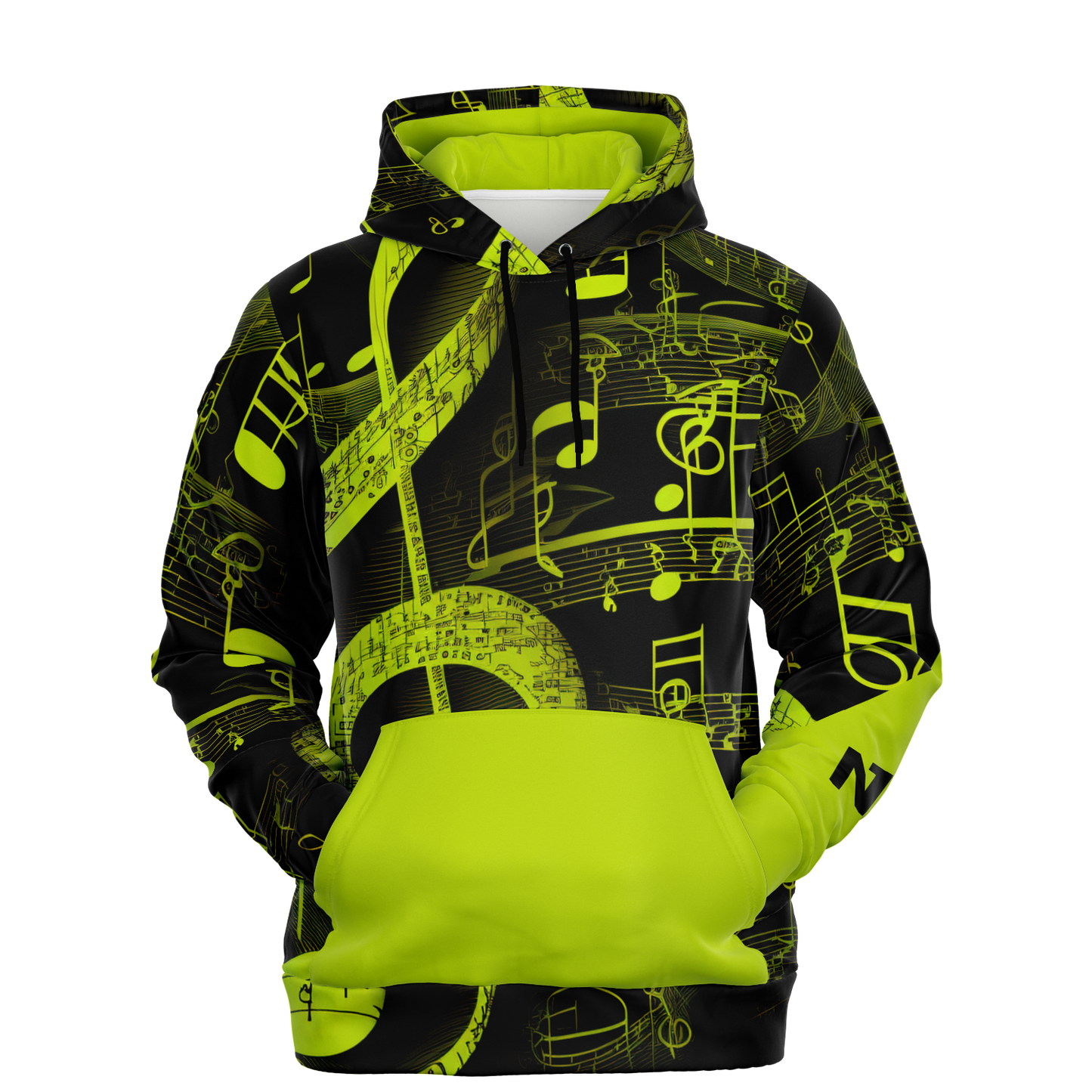 Athletic Hoodie - AOP 006 Green