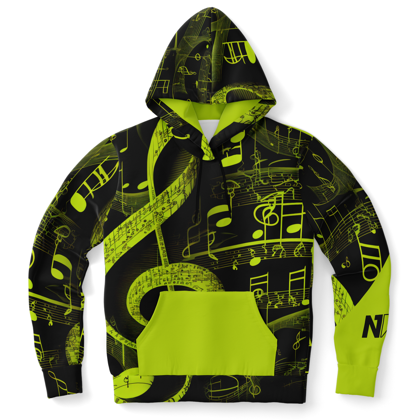 Athletic Hoodie - AOP 006 Green