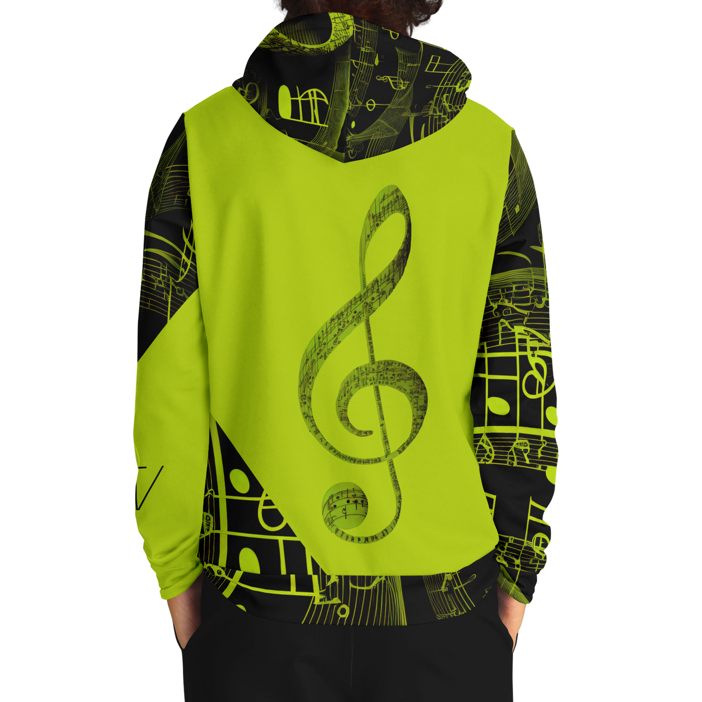 Athletic Hoodie - AOP 006 Green