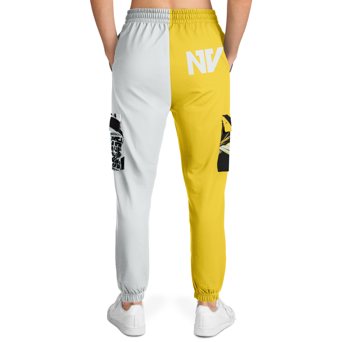 Athletic Cargo Sweatpants - AOP 005