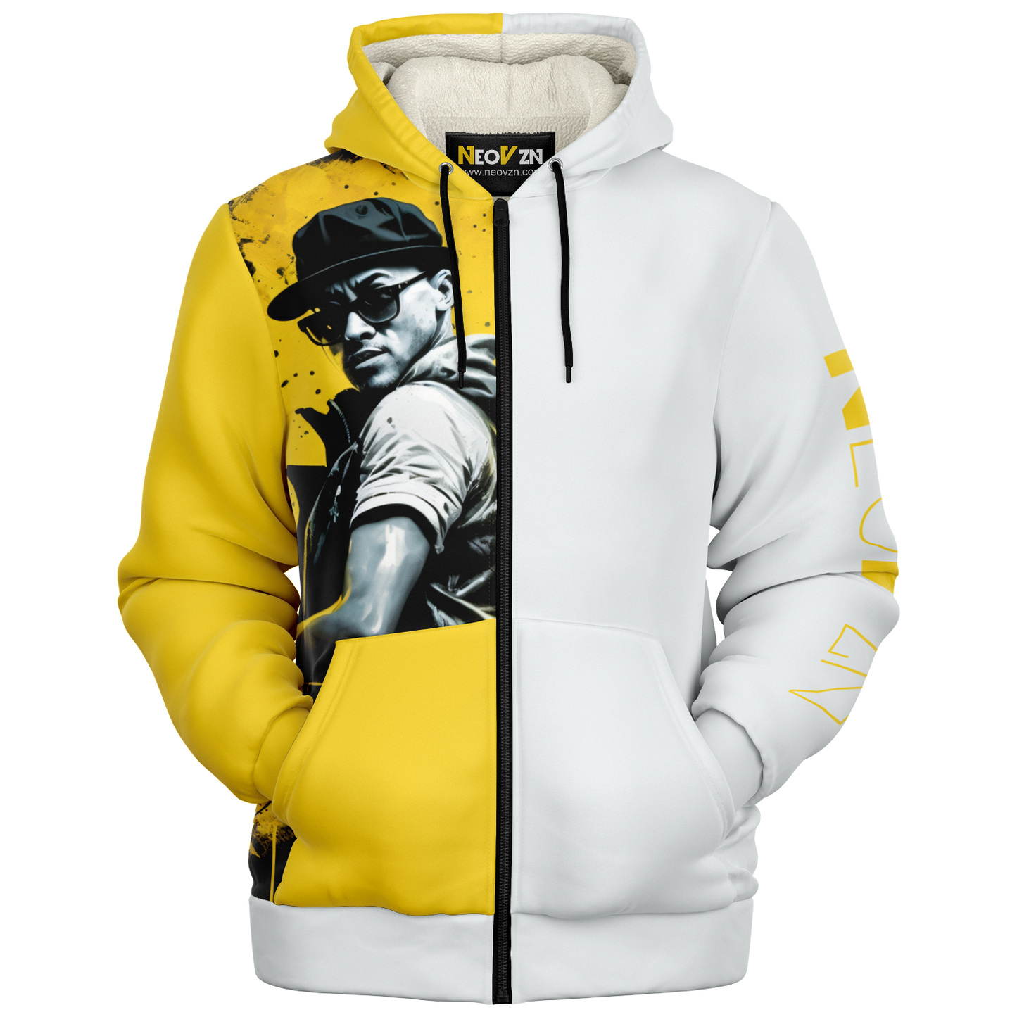 Microfleece Ziphoodie - AOP 005