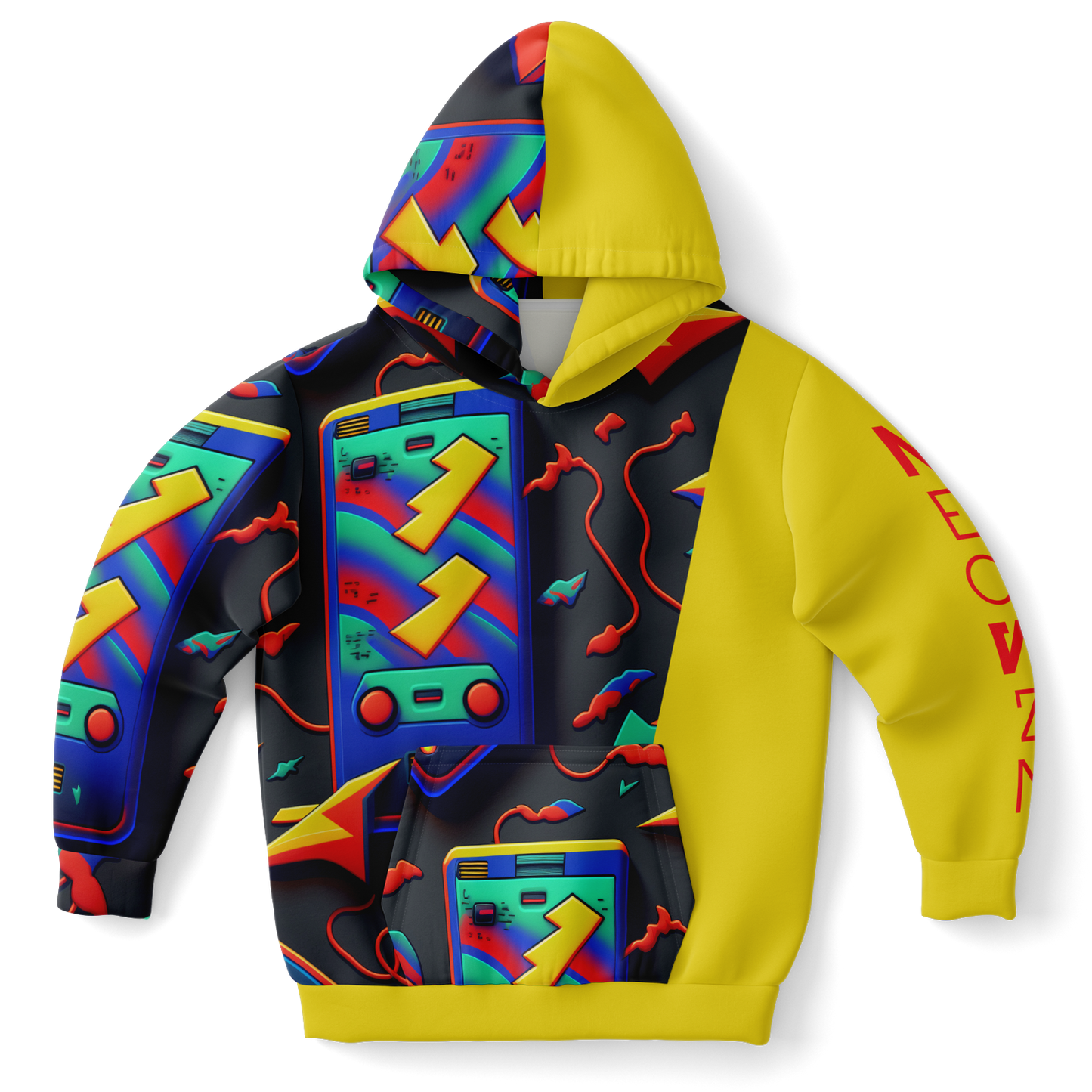 Athletic Kids Hoodie - AOP 010