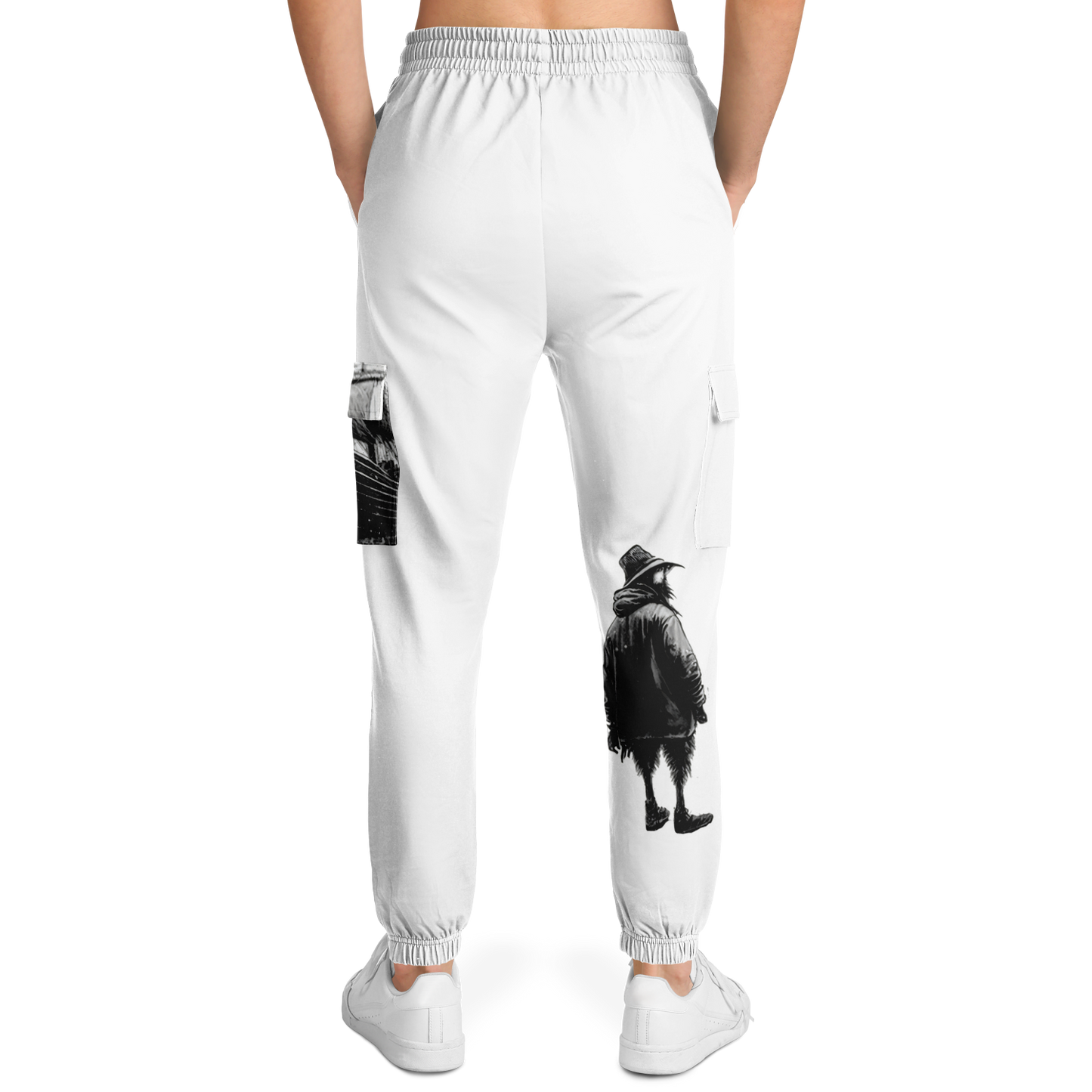 Athletic Cargo Sweatpants - AOP 009