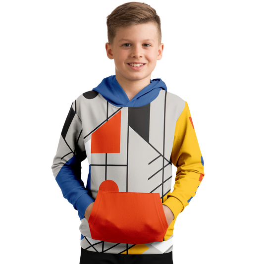Athletic Kids Hoodie - AOP 002