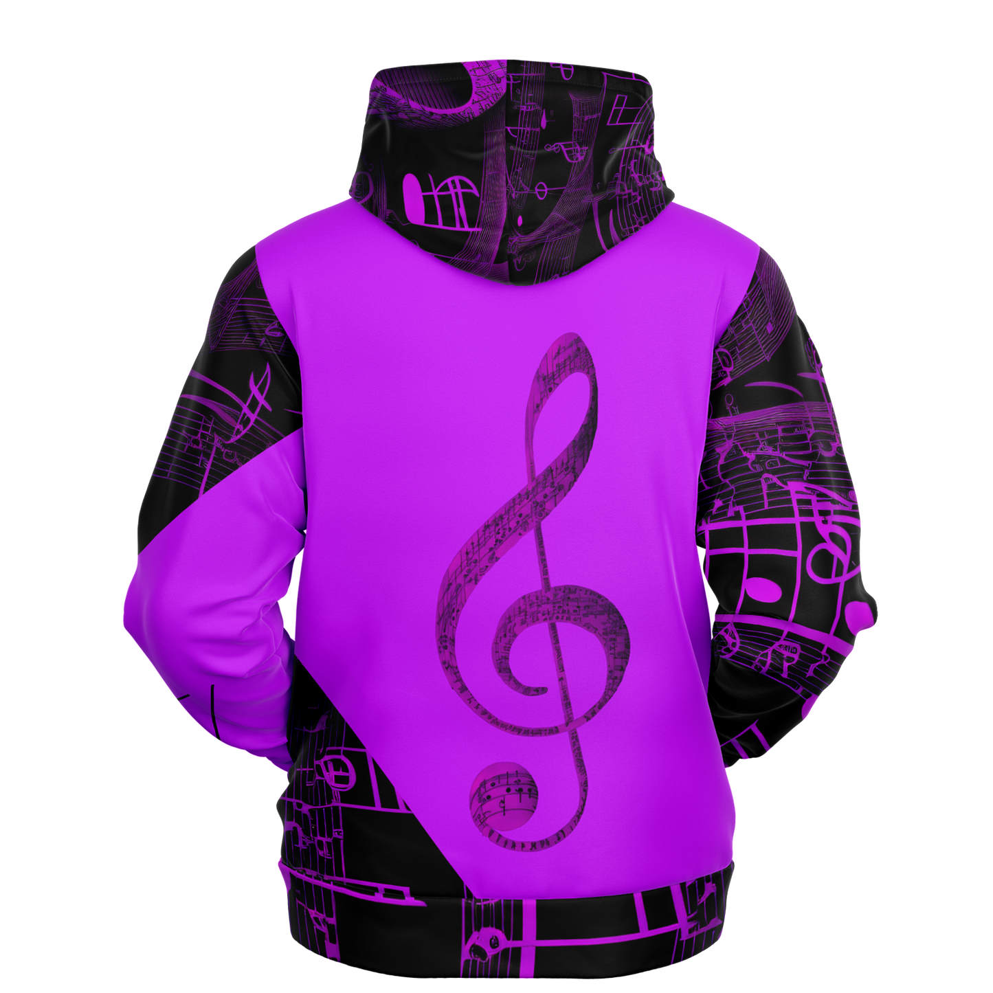 Athletic Hoodie - AOP 006 Purple