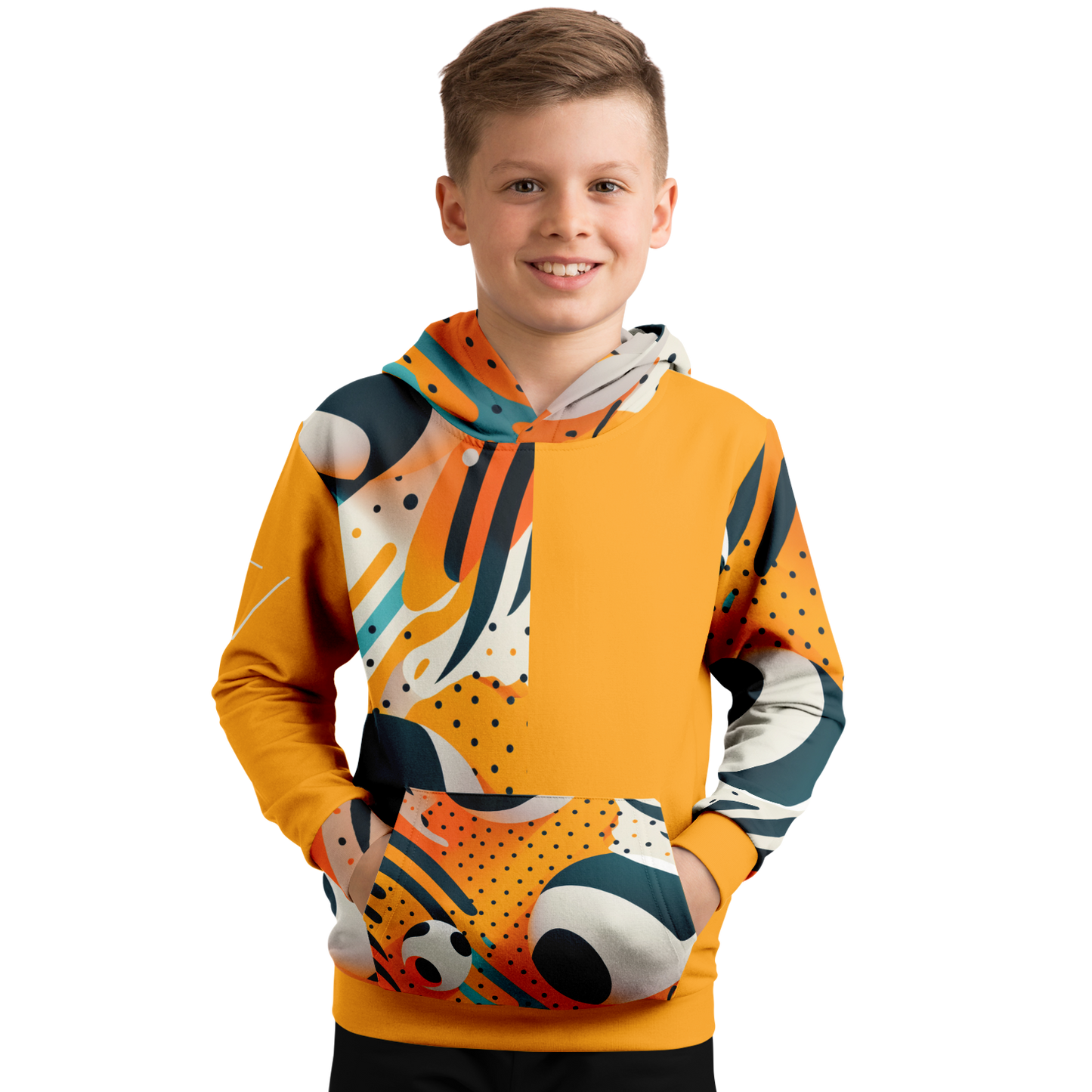 Athletic Kids Hoodie - AOP 003