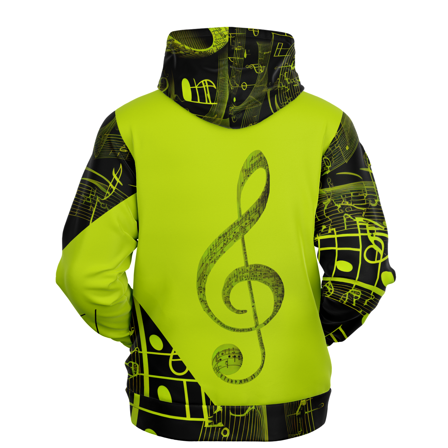 Athletic Hoodie - AOP 006 Green