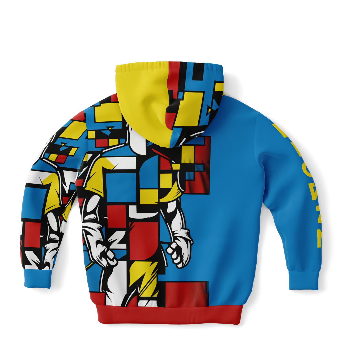 Sweat à capuche athlétique pour enfants - AOP 008