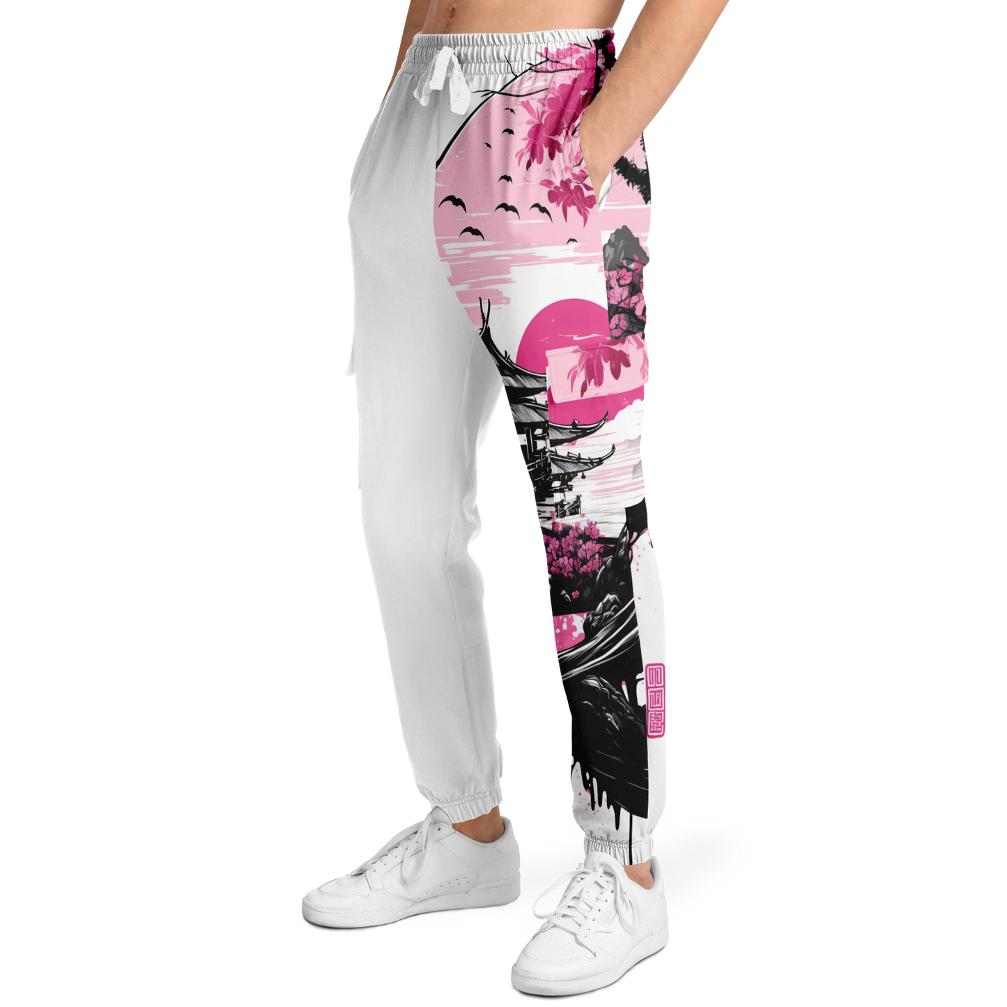 Athletic Cargo Sweatpants - AOP 007