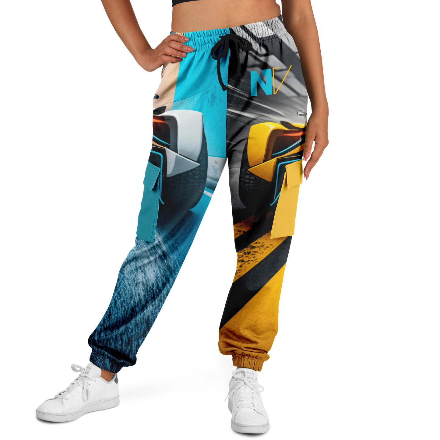 Athletic Cargo Sweatpants - AOP 003