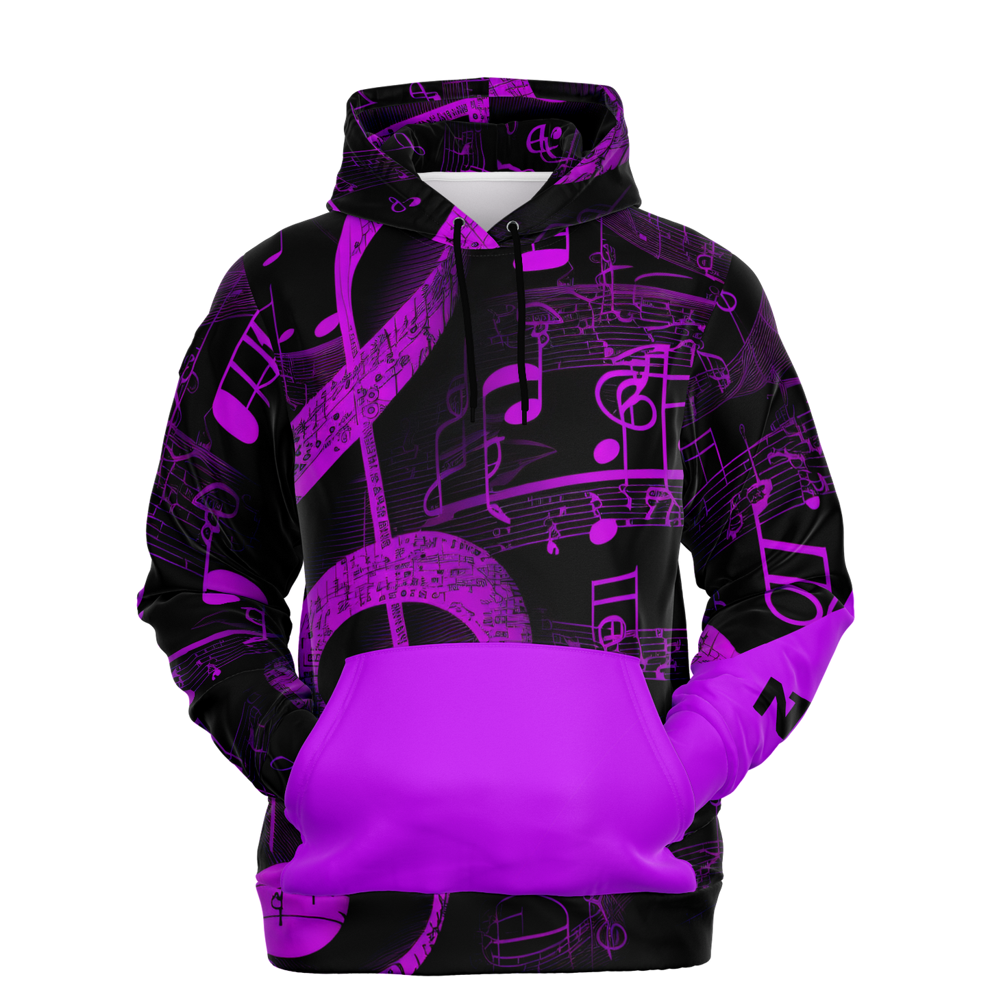 Athletic Hoodie - AOP 006 Purple