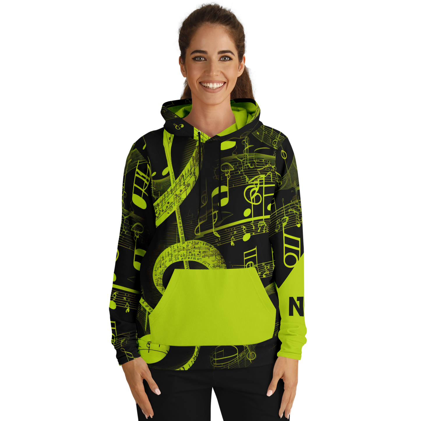 Athletic Hoodie - AOP 006 Green