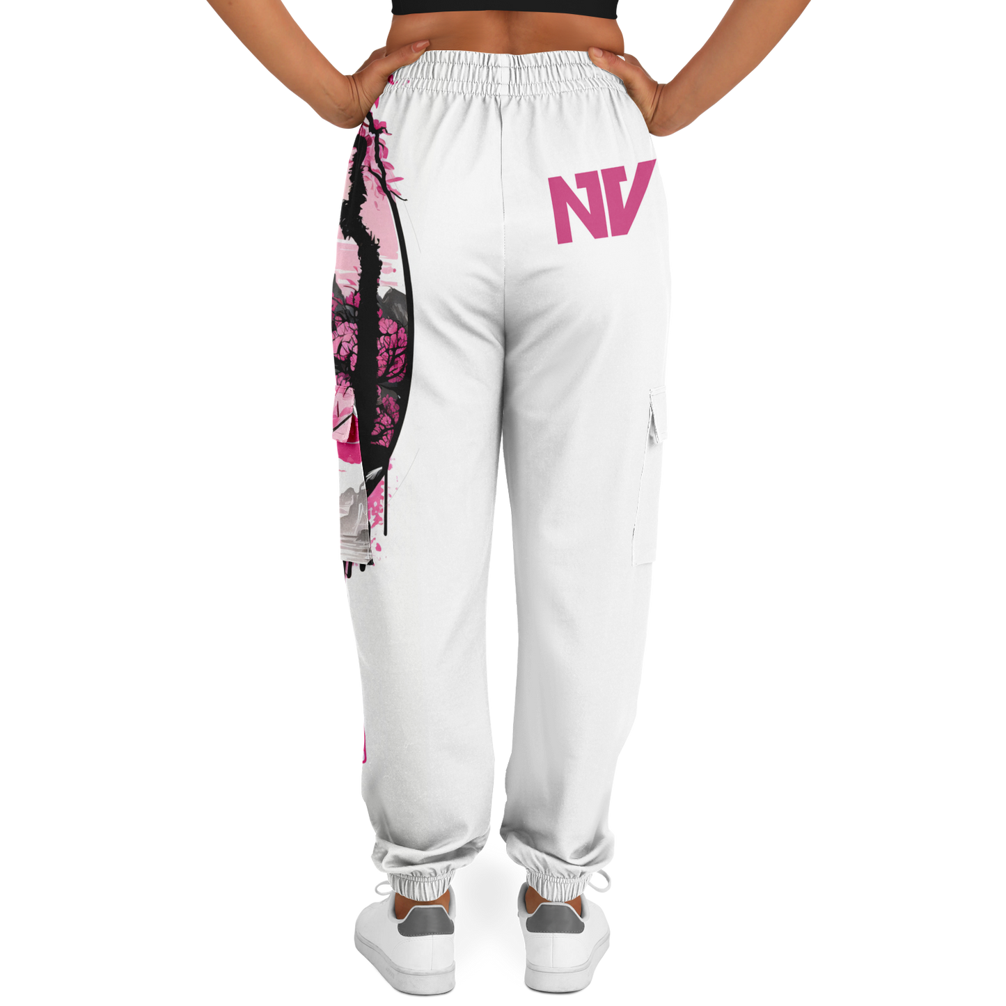 Athletic Cargo Sweatpants - AOP 007