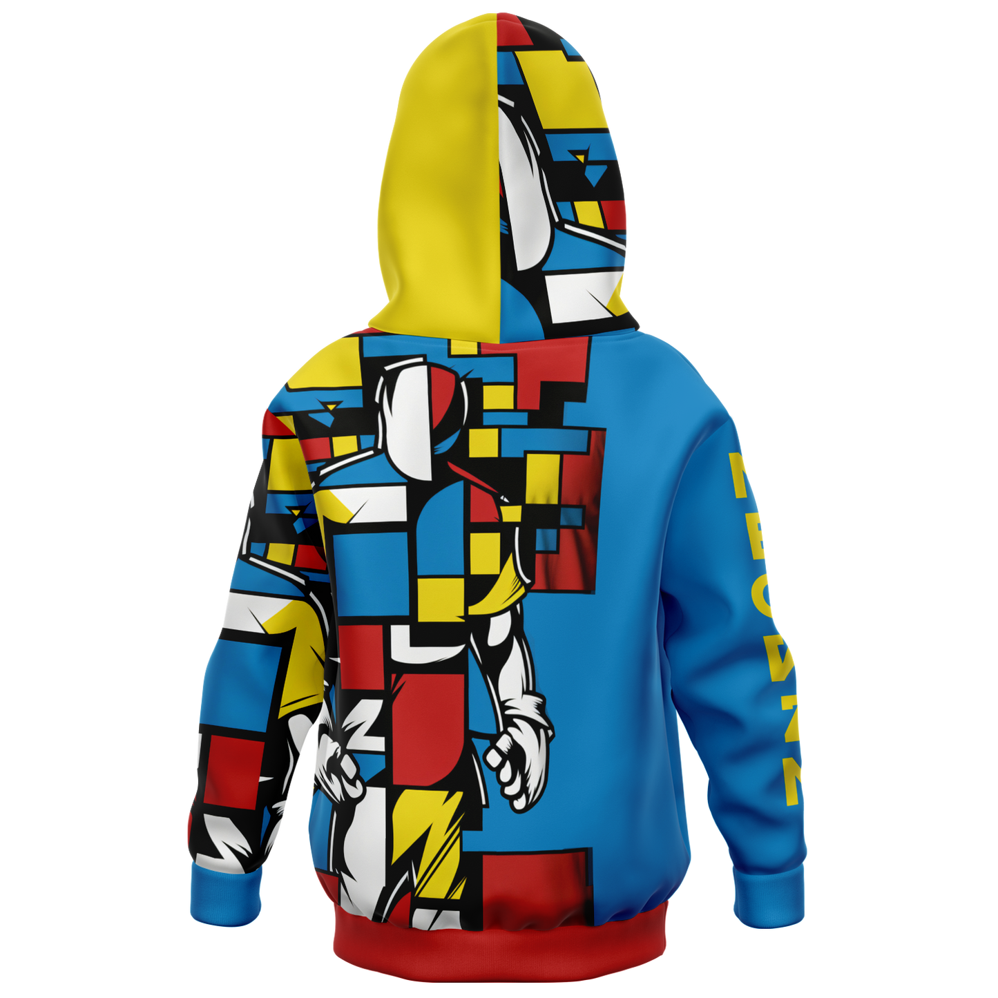 Sweat à capuche athlétique pour enfants - AOP 008