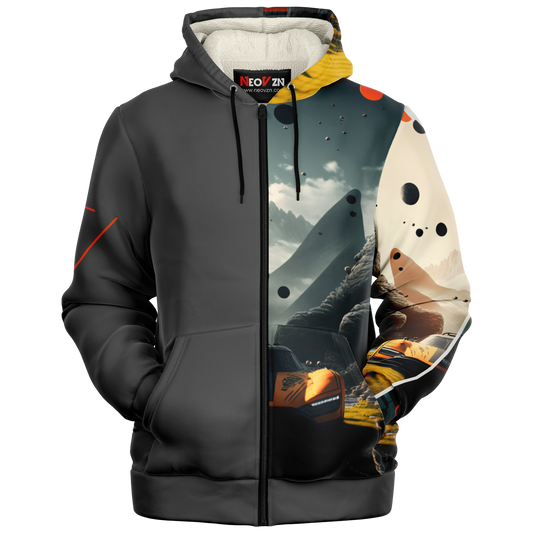 Microfleece Ziphoodie - AOP 004