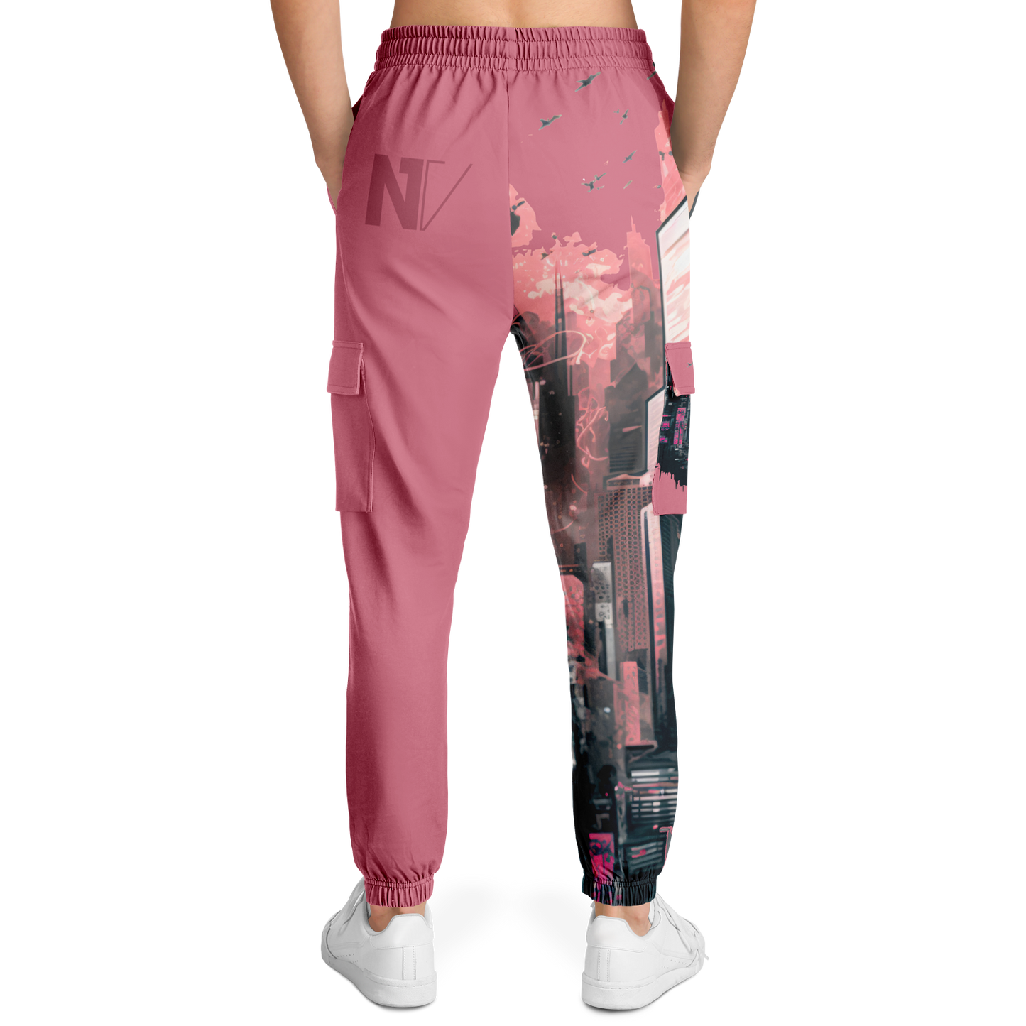 Athletic Cargo Sweatpants - AOP 006