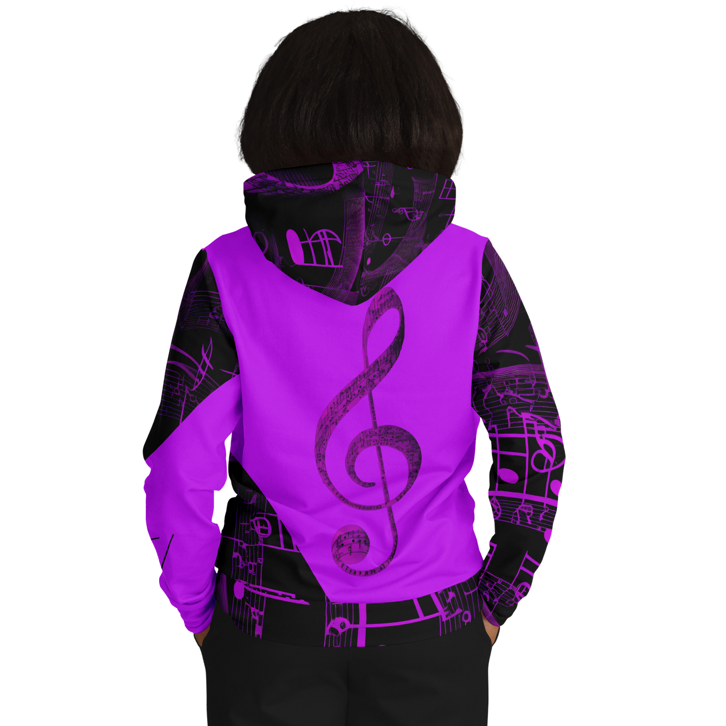 Athletic Hoodie - AOP 006 Purple