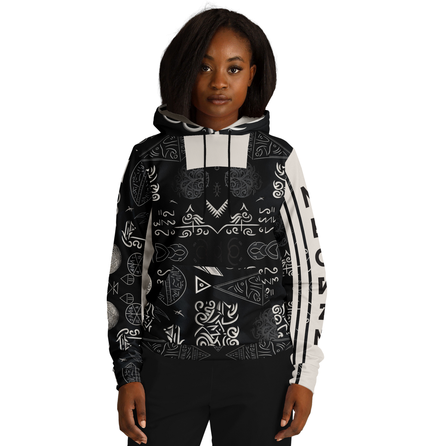 Sweat à capuche athlétique - AOP 013