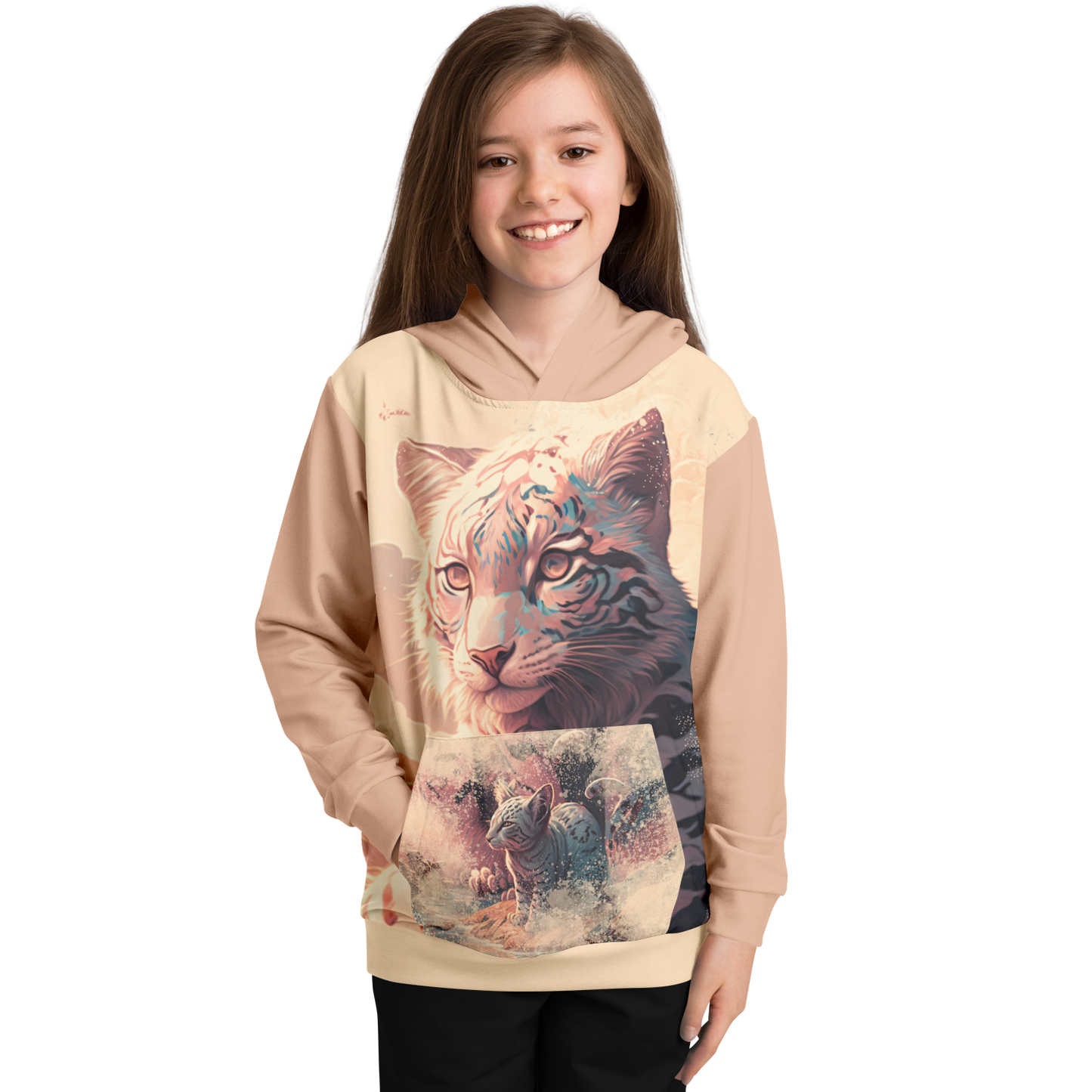Athletic Kids Hoodie - AOP 012