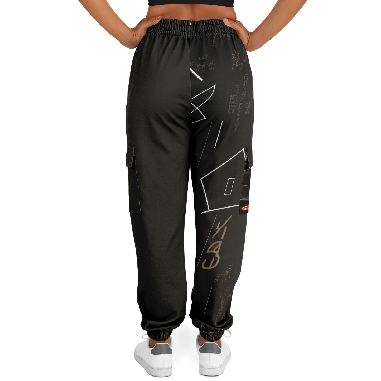 Athletic Cargo Sweatpants - AOP 001