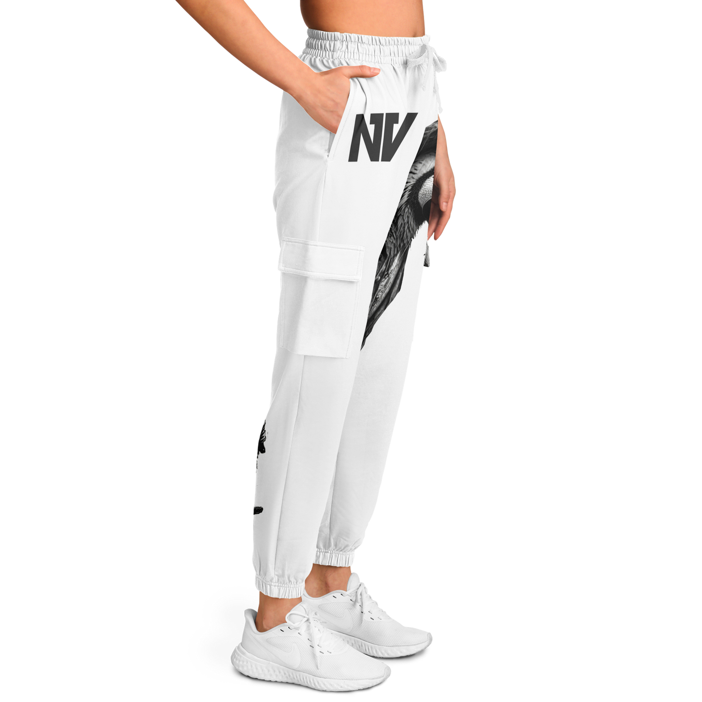 Athletic Cargo Sweatpants - AOP 009