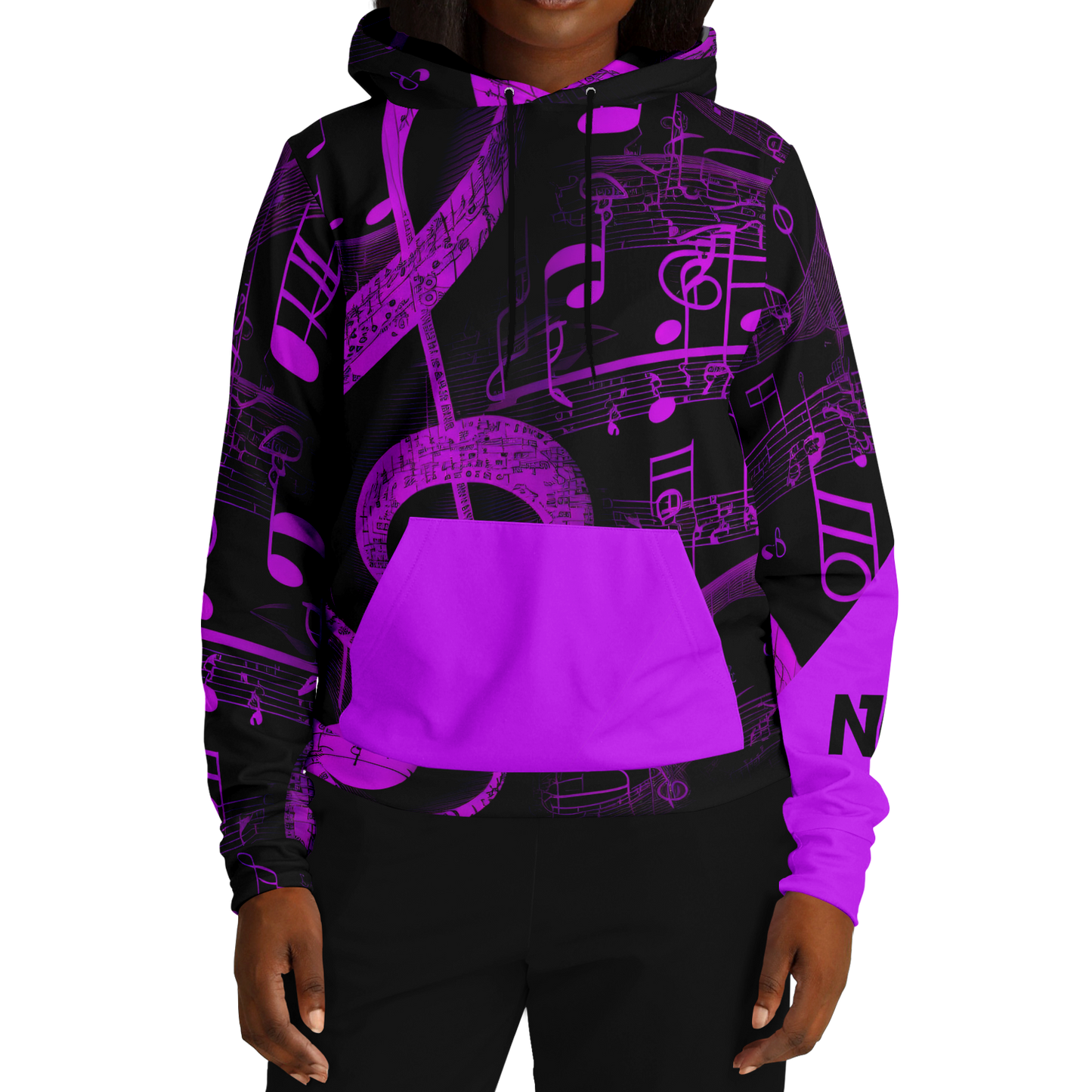 Athletic Hoodie - AOP 006 Purple
