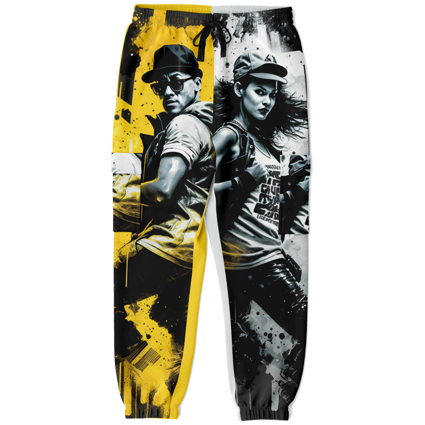 Athletic Cargo Sweatpants - AOP 005