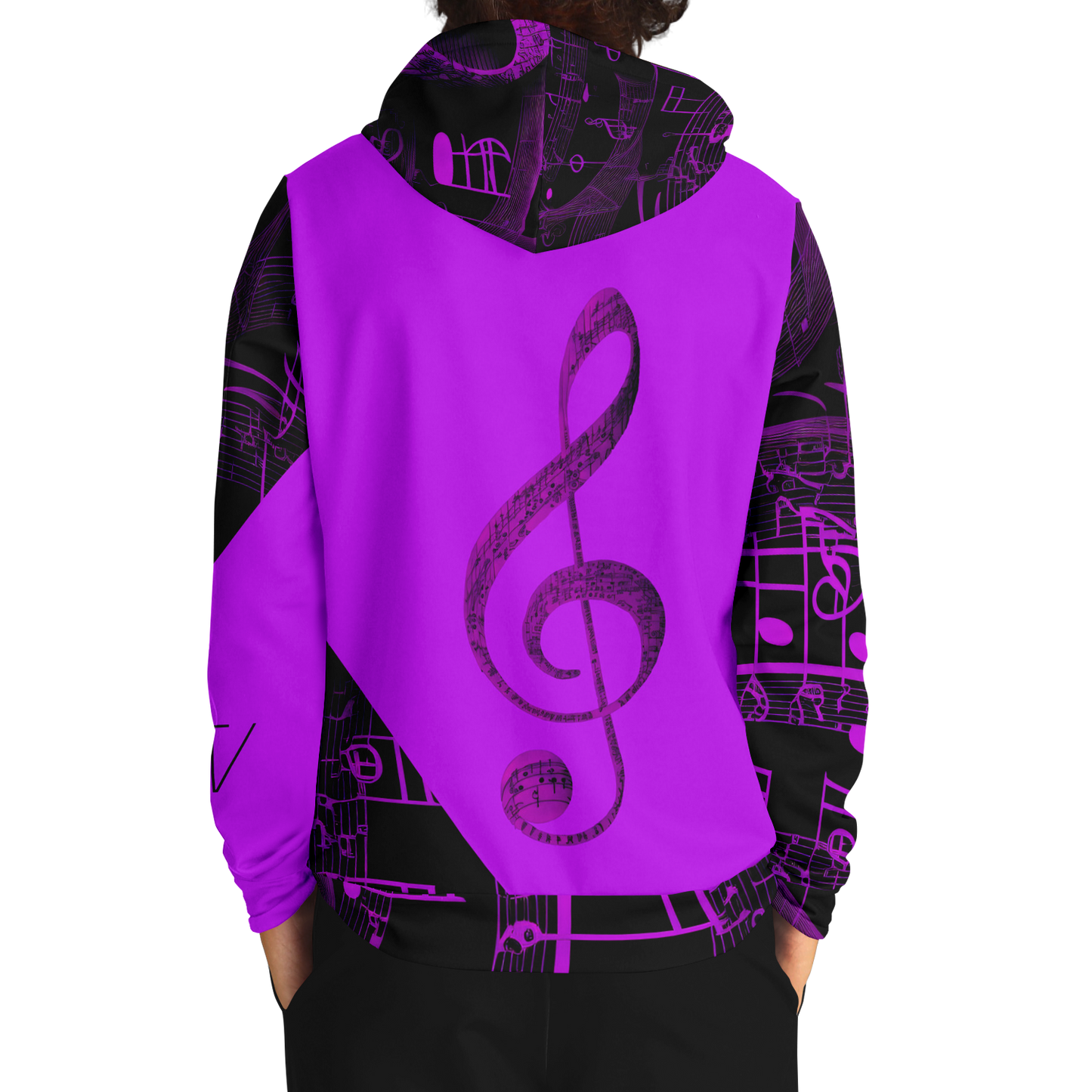 Athletic Hoodie - AOP 006 Purple