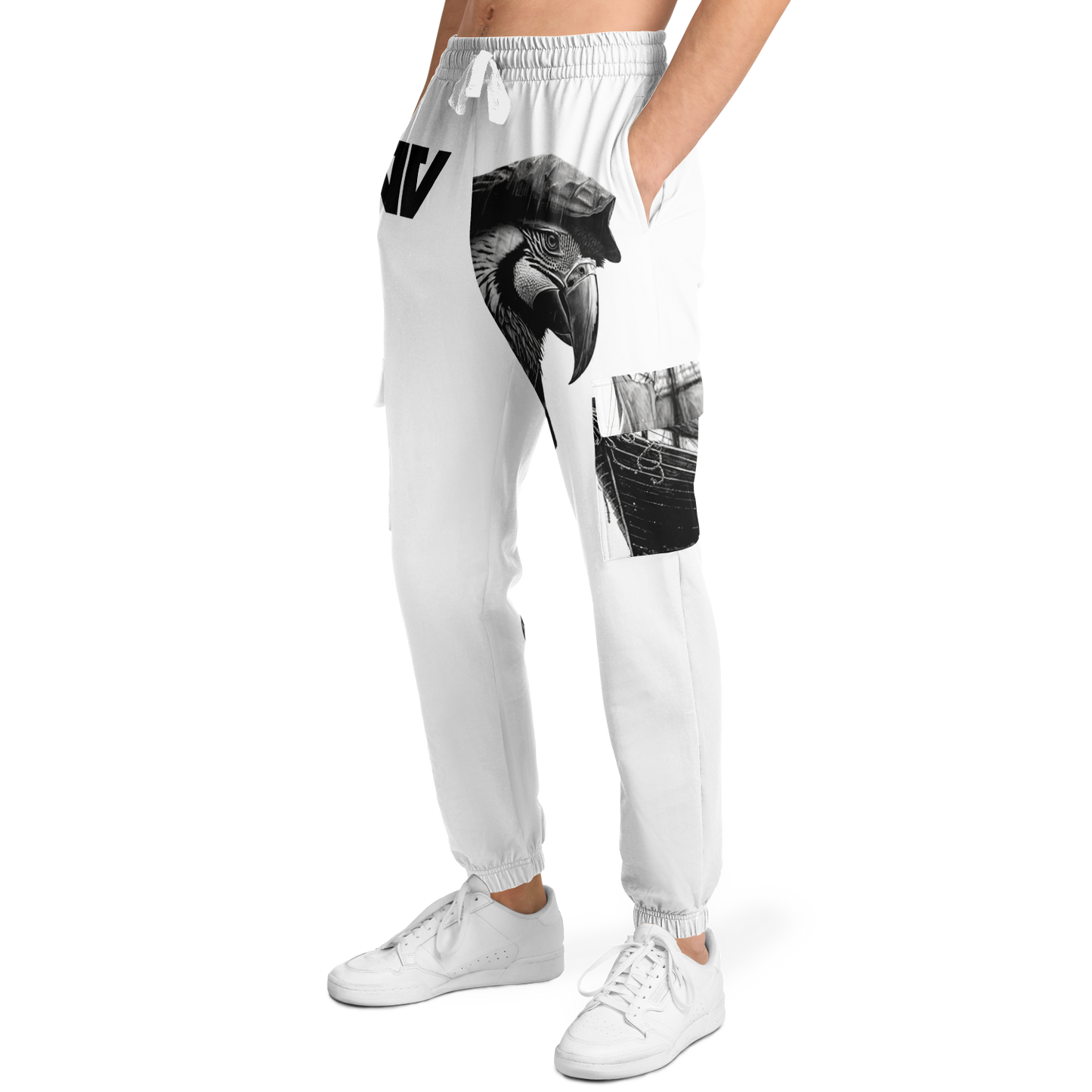 Athletic Cargo Sweatpants - AOP 009