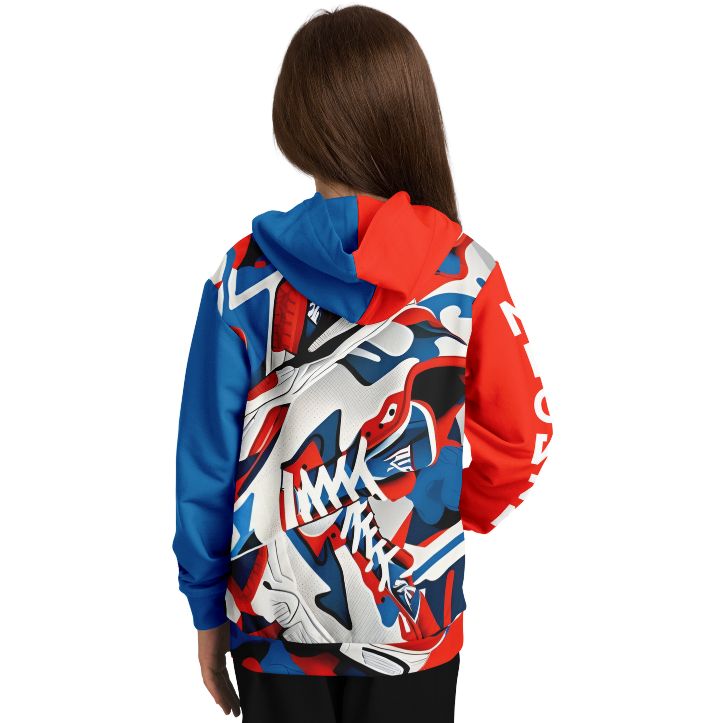 Athletic Kids Hoodie - AOP 006