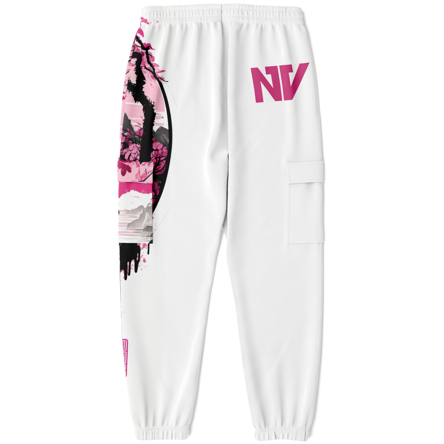 Athletic Cargo Sweatpants - AOP 007