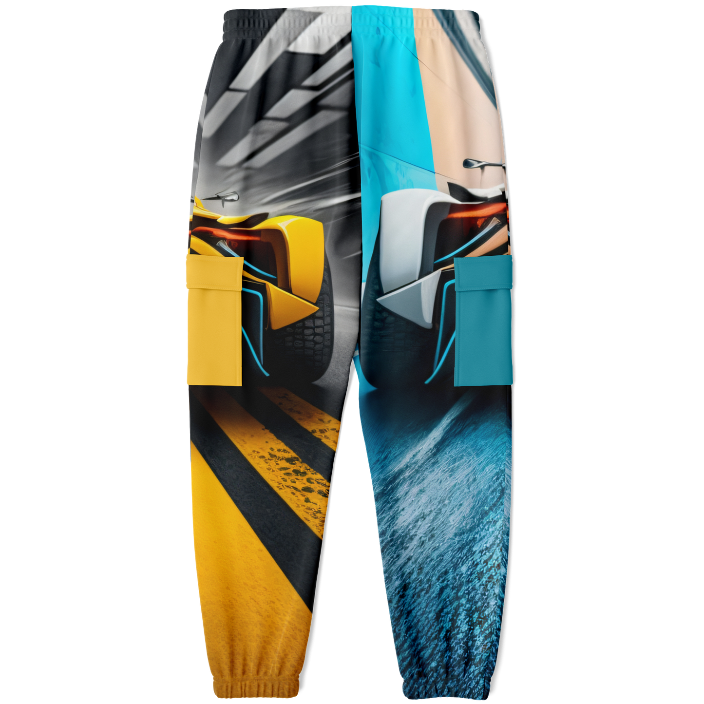 Athletic Cargo Sweatpants - AOP 003