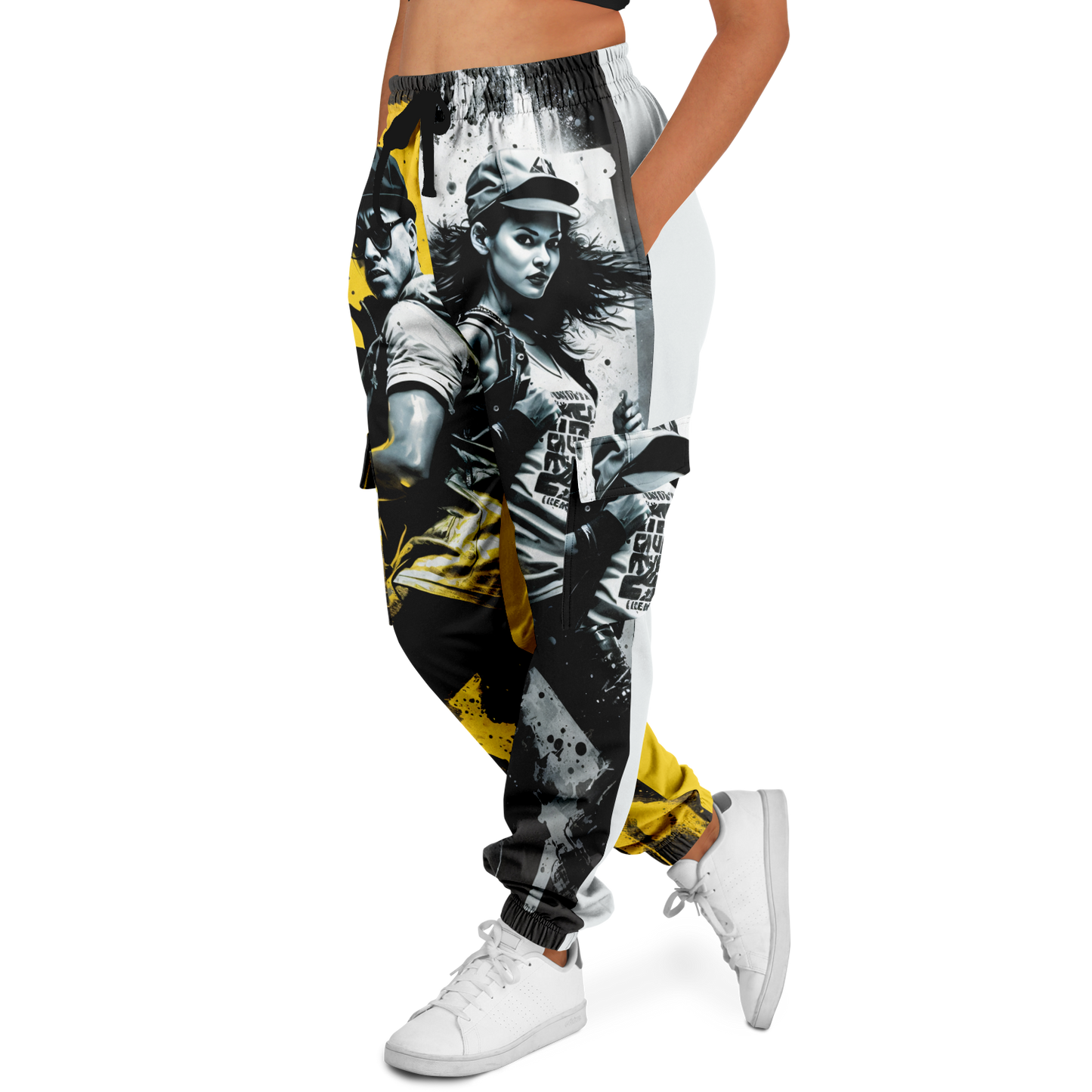 Athletic Cargo Sweatpants - AOP 005