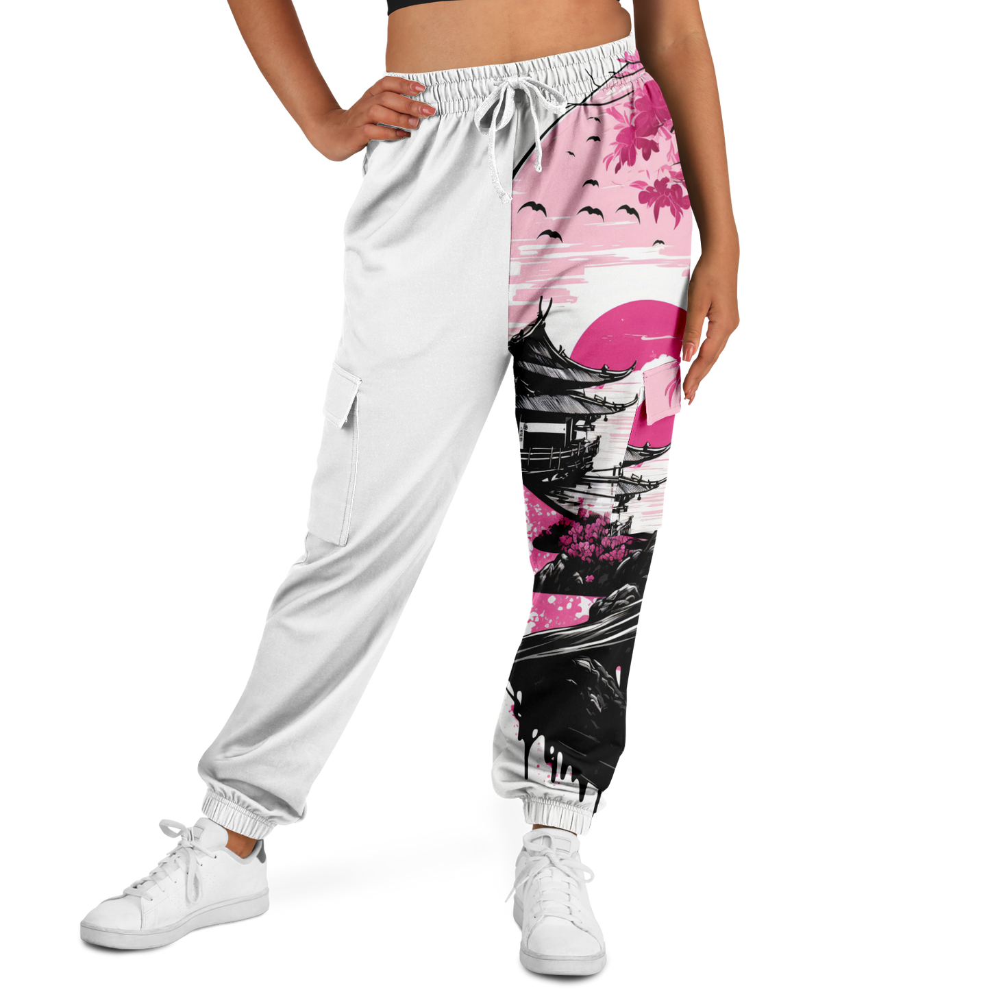 Athletic Cargo Sweatpants - AOP 007