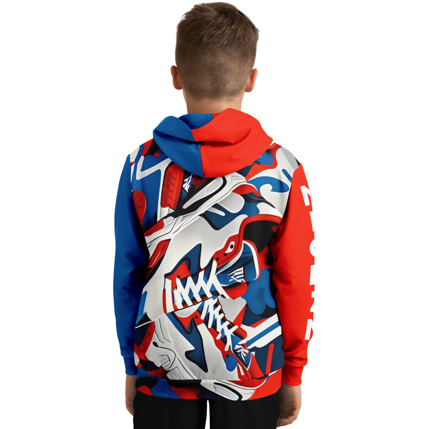 Athletic Kids Hoodie - AOP 006