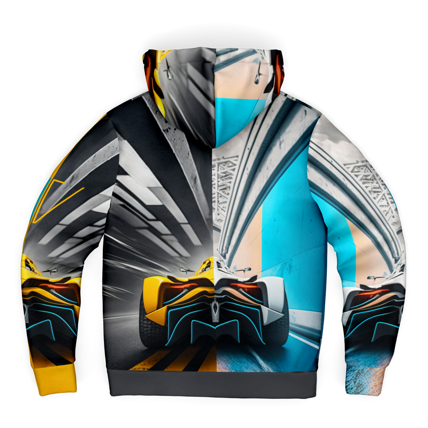 Microfleece Ziphoodie - AOP 003