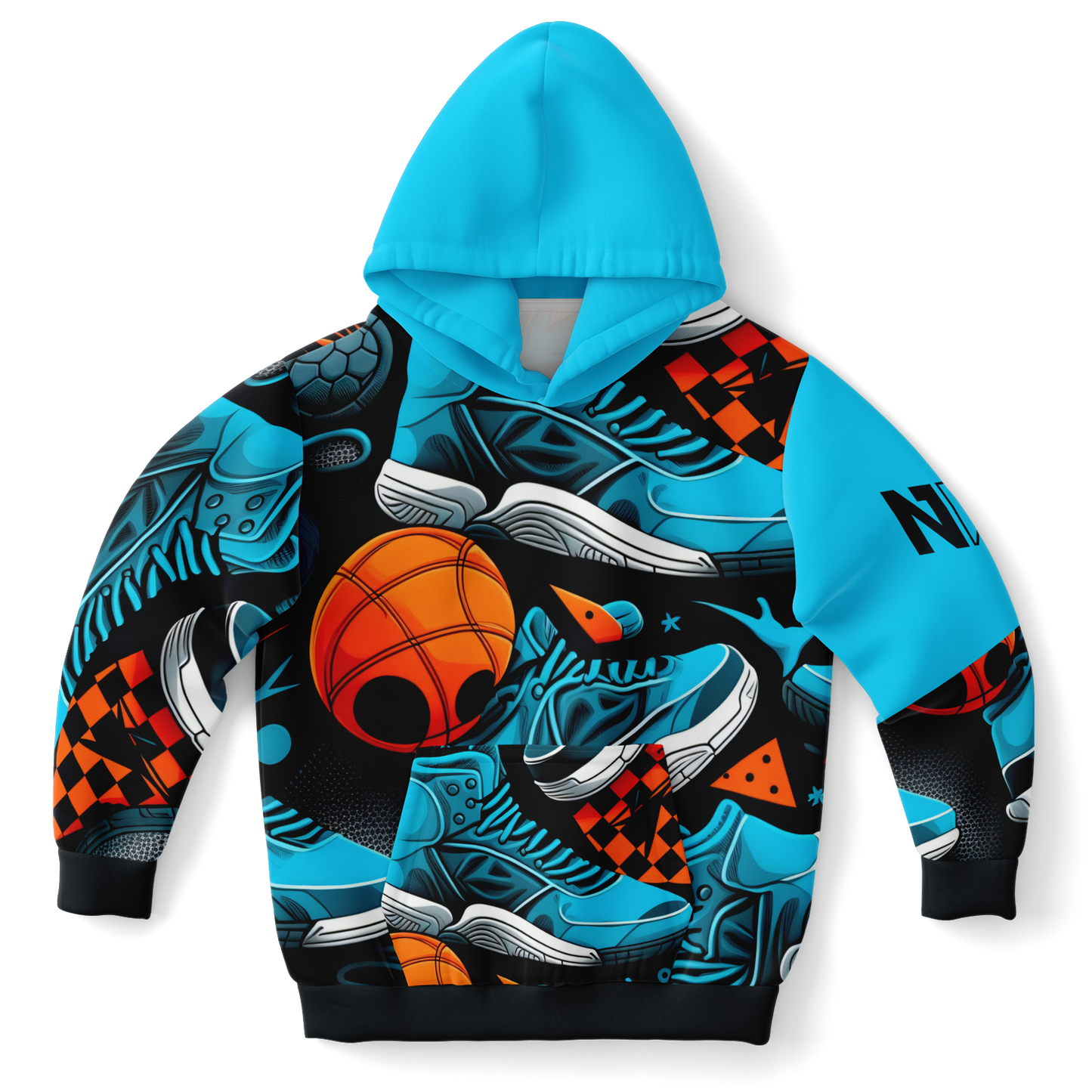 Athletic Kids Hoodie - AOP 004
