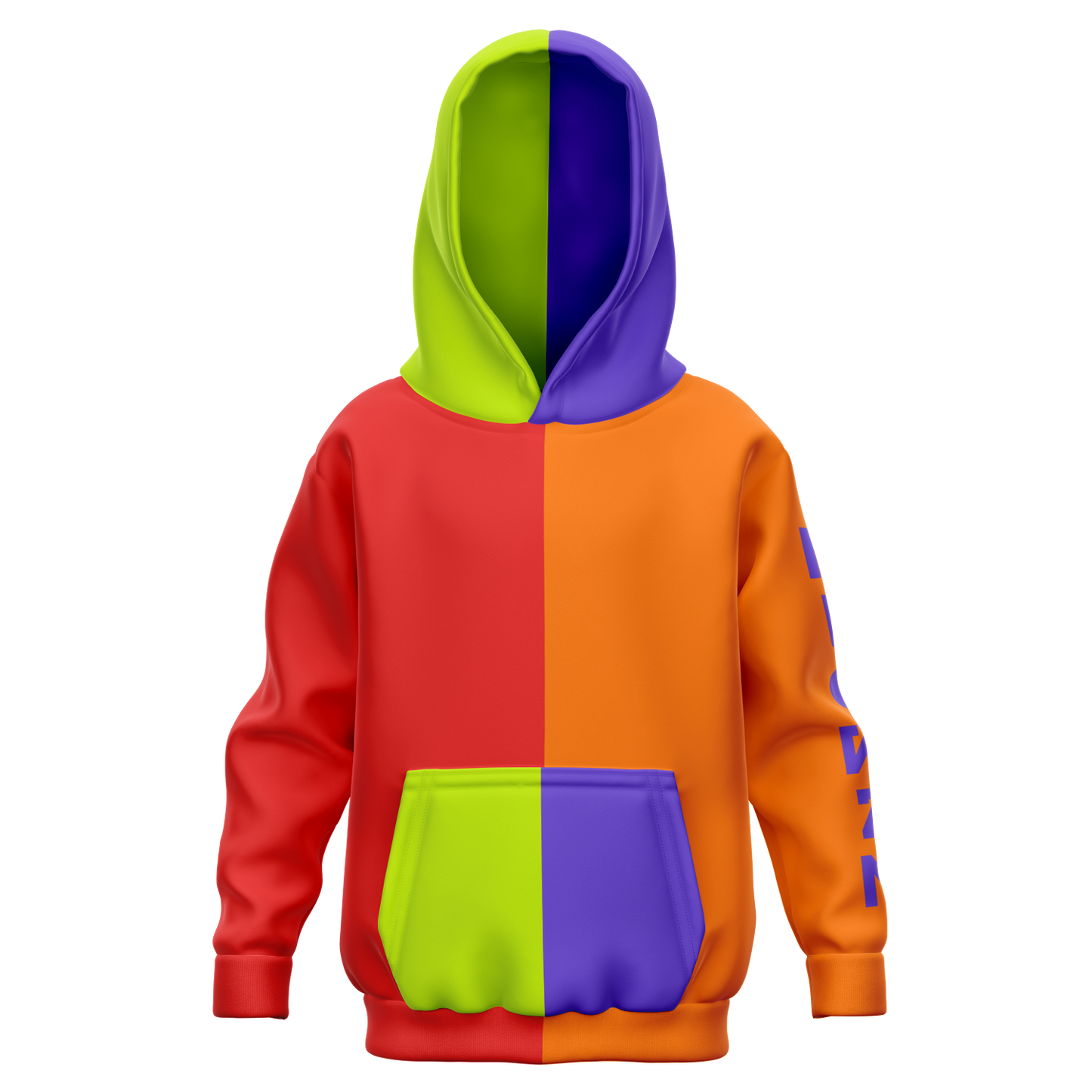 Athletic Kids Hoodie - AOP 009