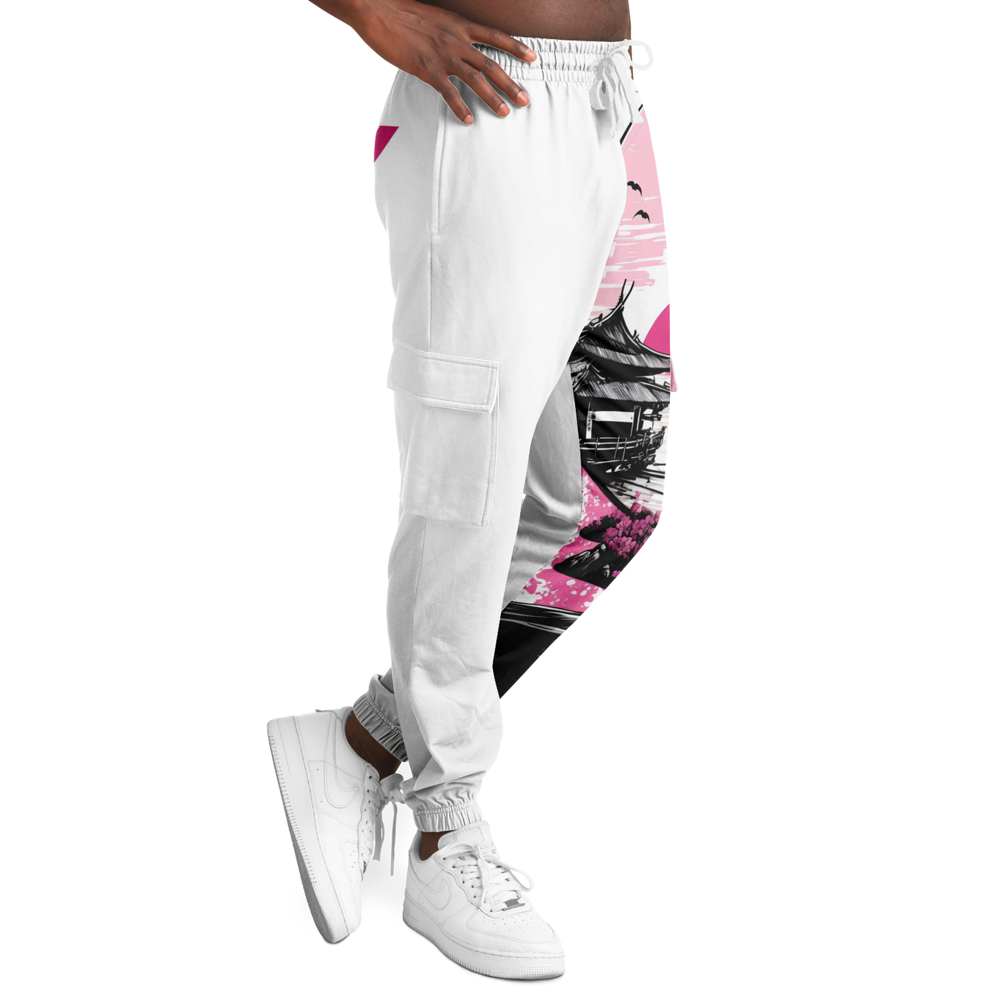 Athletic Cargo Sweatpants - AOP 007