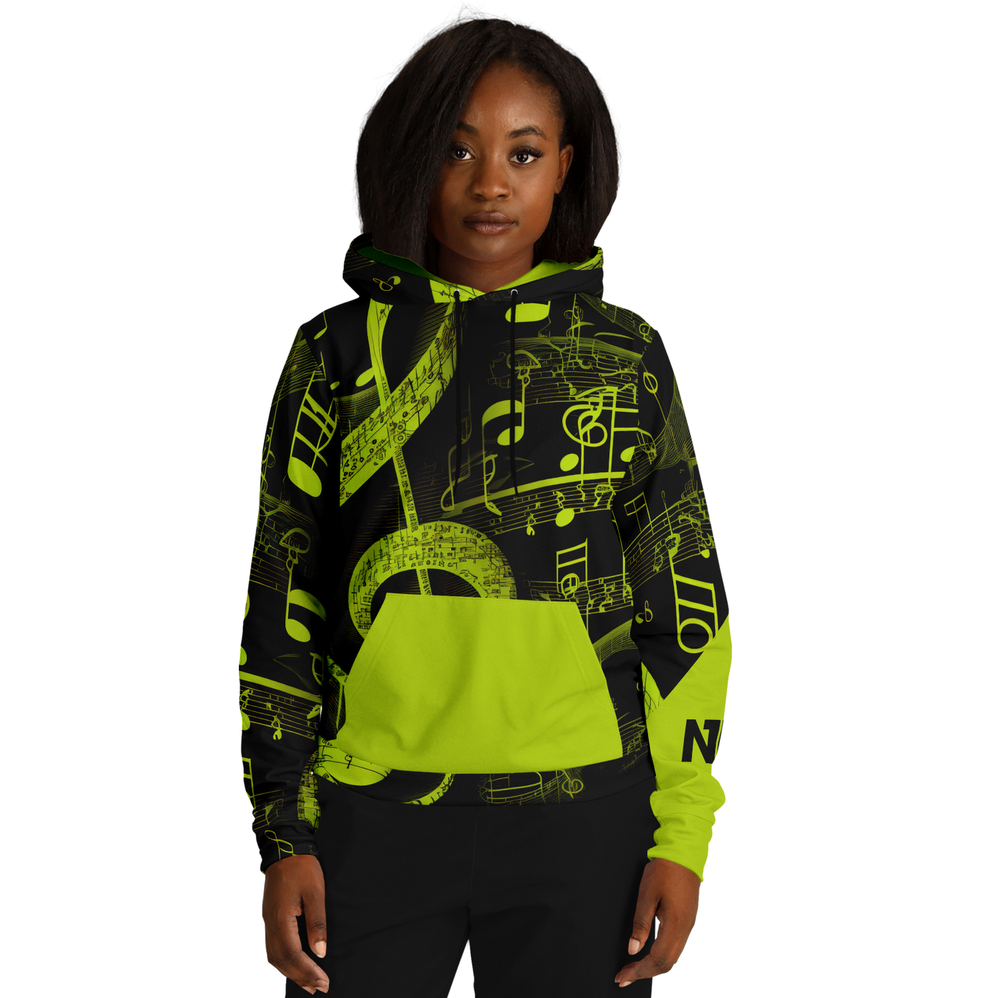 Athletic Hoodie - AOP 006 Green