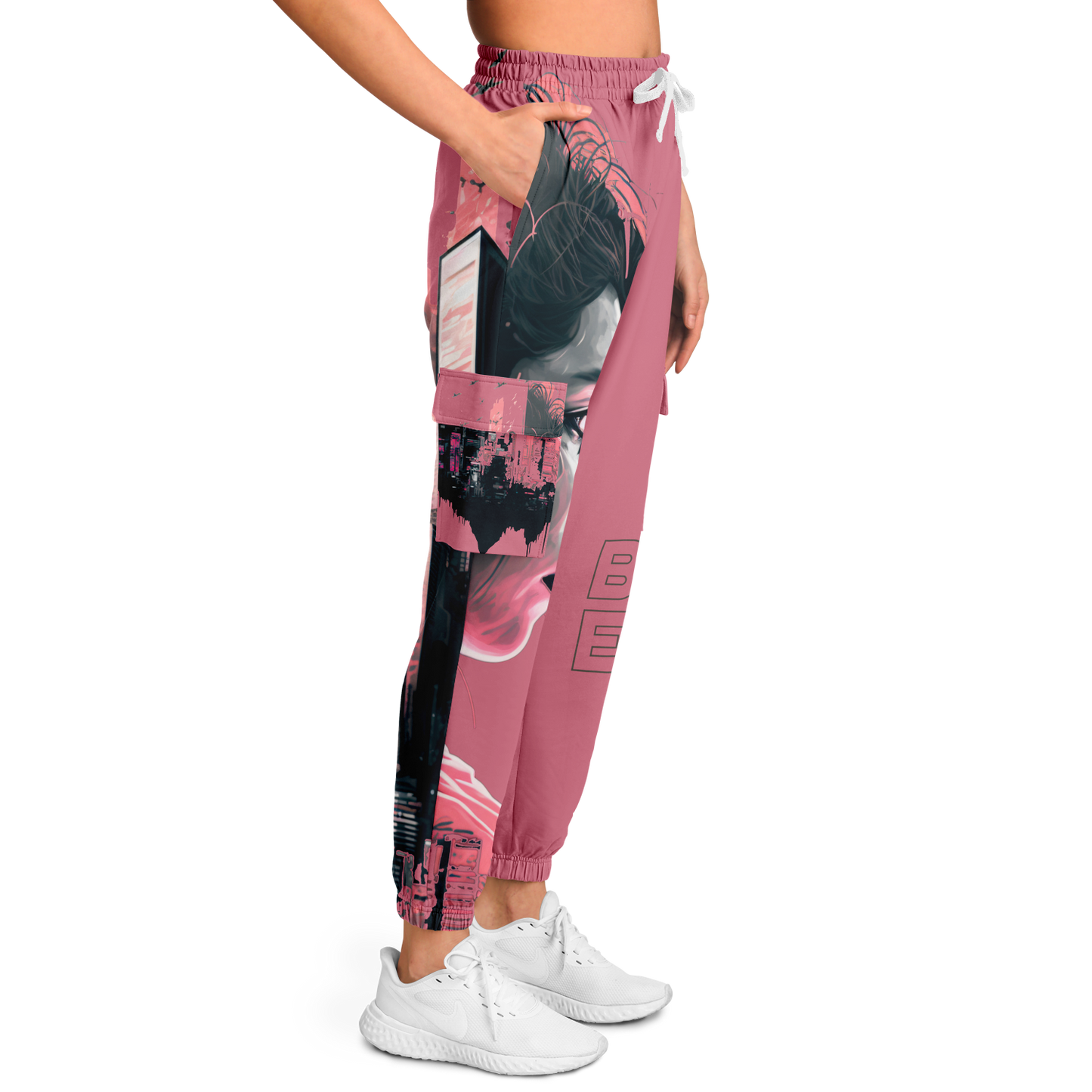 Athletic Cargo Sweatpants - AOP 006